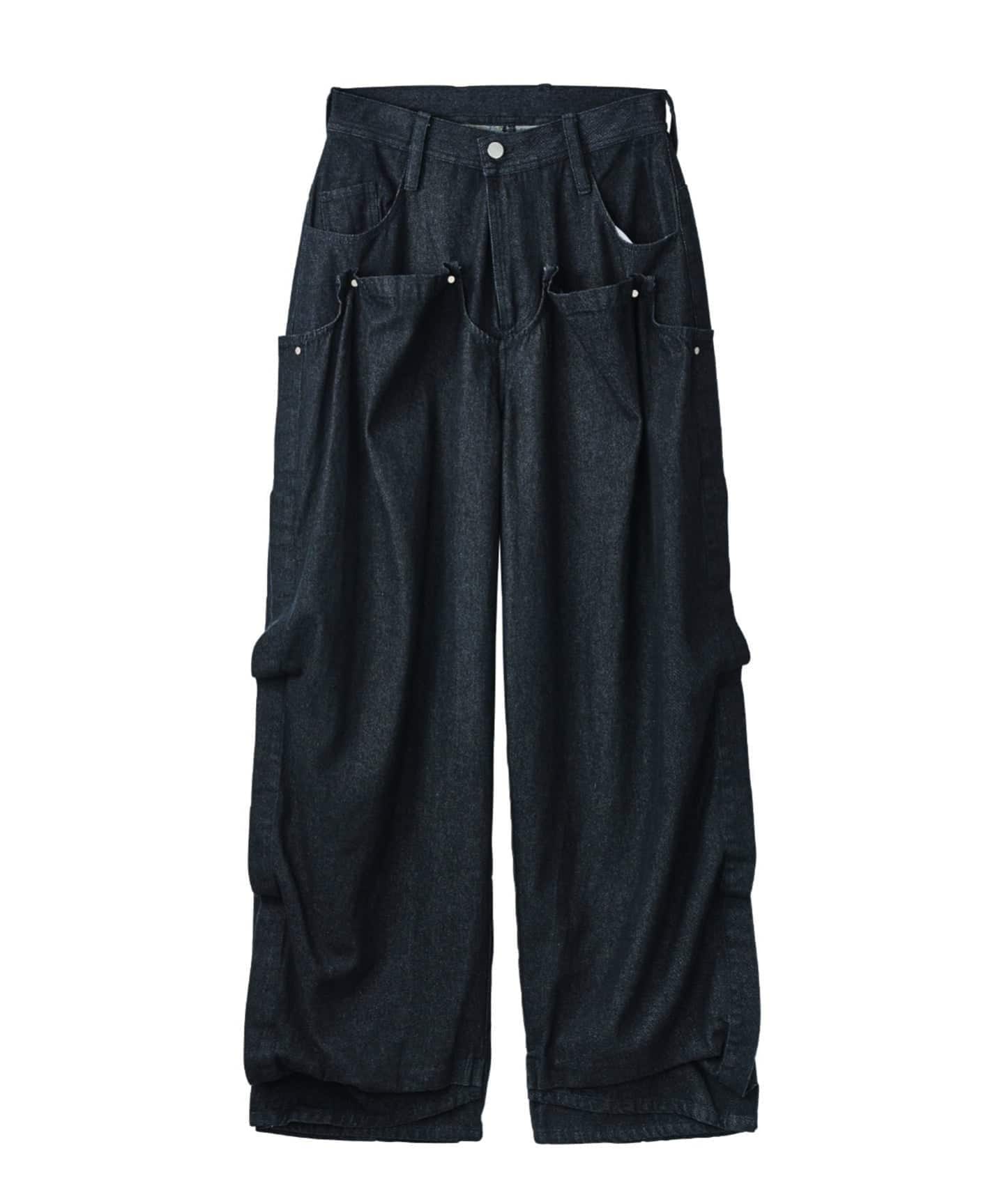 Knuth Marf/クヌースマーフ cling drape denim pants（デニムパンツ