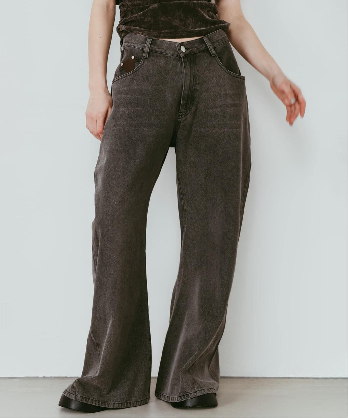 Knuth Marf / クヌースマーフ wide bell-bottom denim pants（デニム