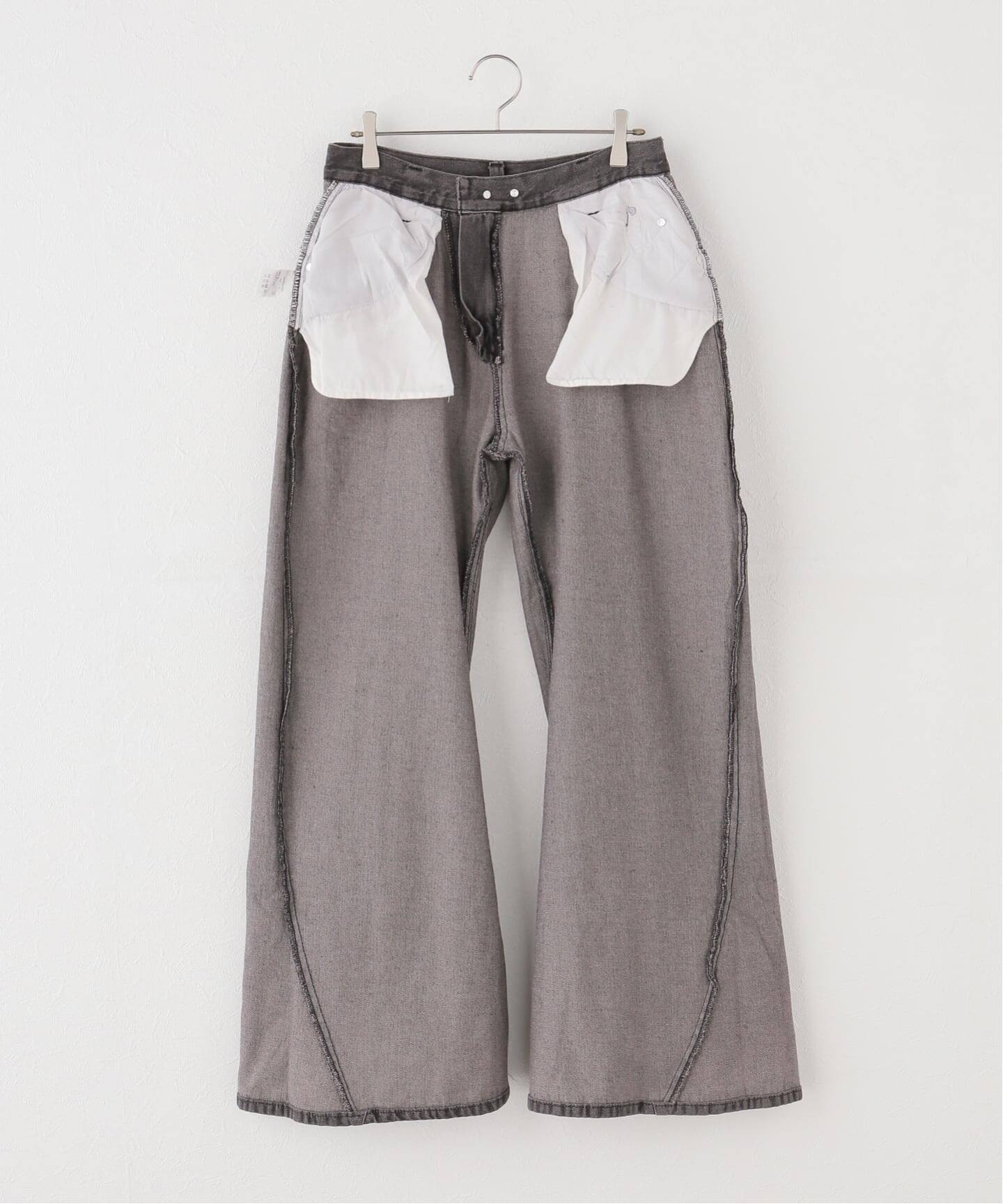 Knuth Marf / クヌースマーフ wide bell-bottom denim pants（デニム