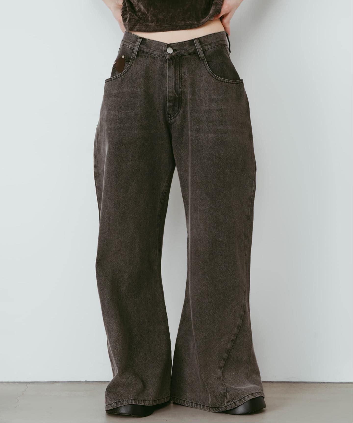 Knuth Marf / クヌースマーフ wide bell-bottom denim pants（デニム