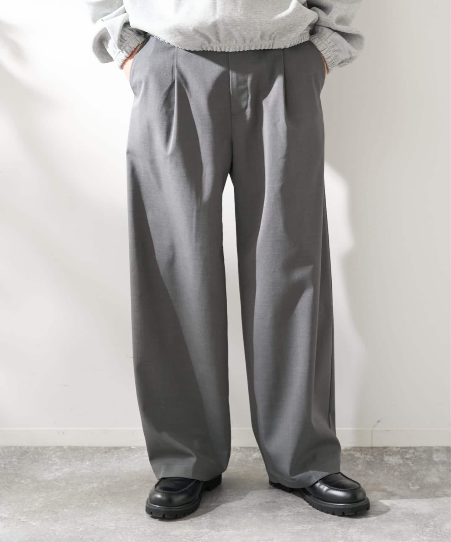 ドライウールライクバレルトラウザー（その他パンツ）｜B.C STOCK