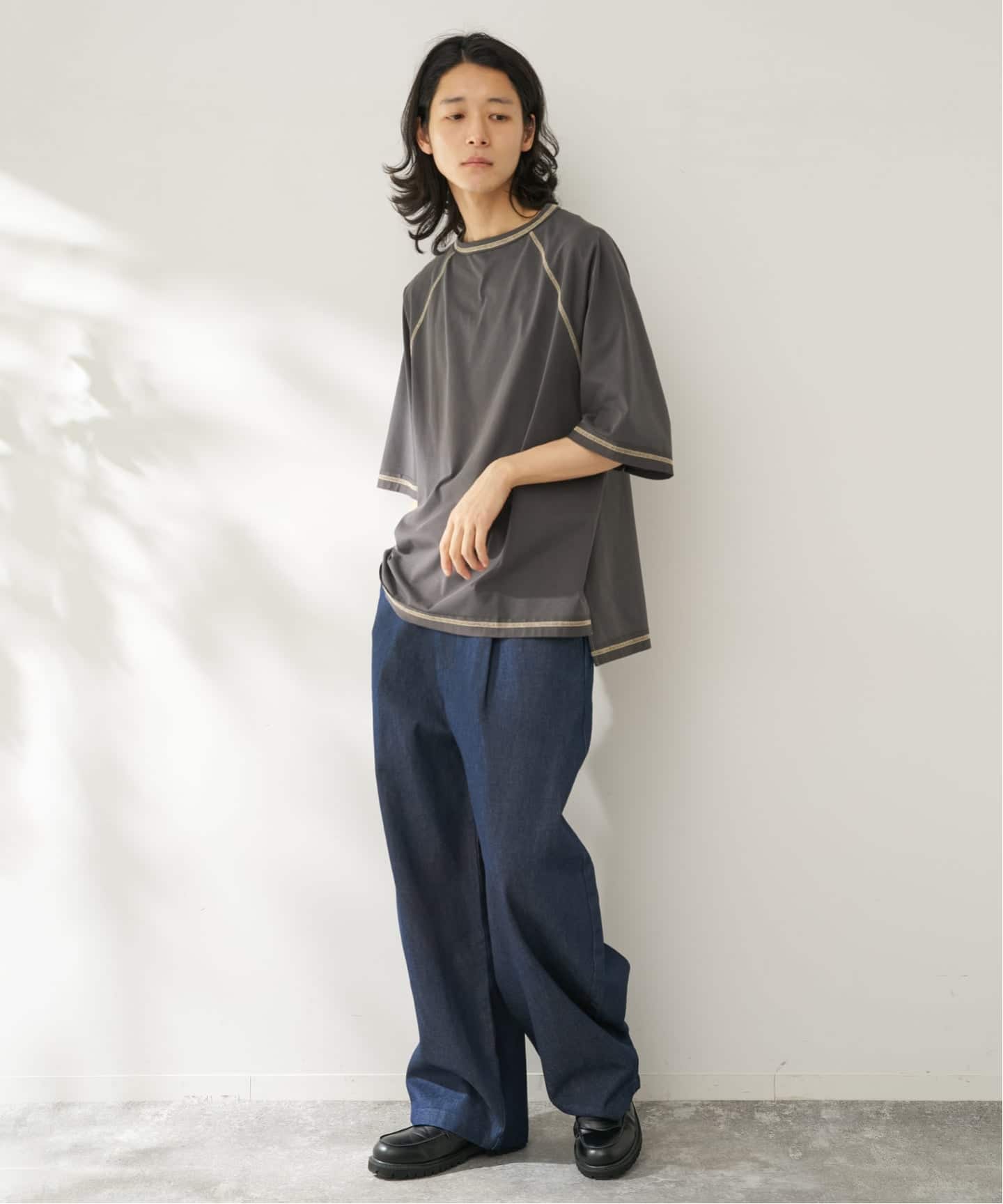 リジットバレルパンツ（デニムパンツ・ジーンズ）｜B.C STOCK（ベー