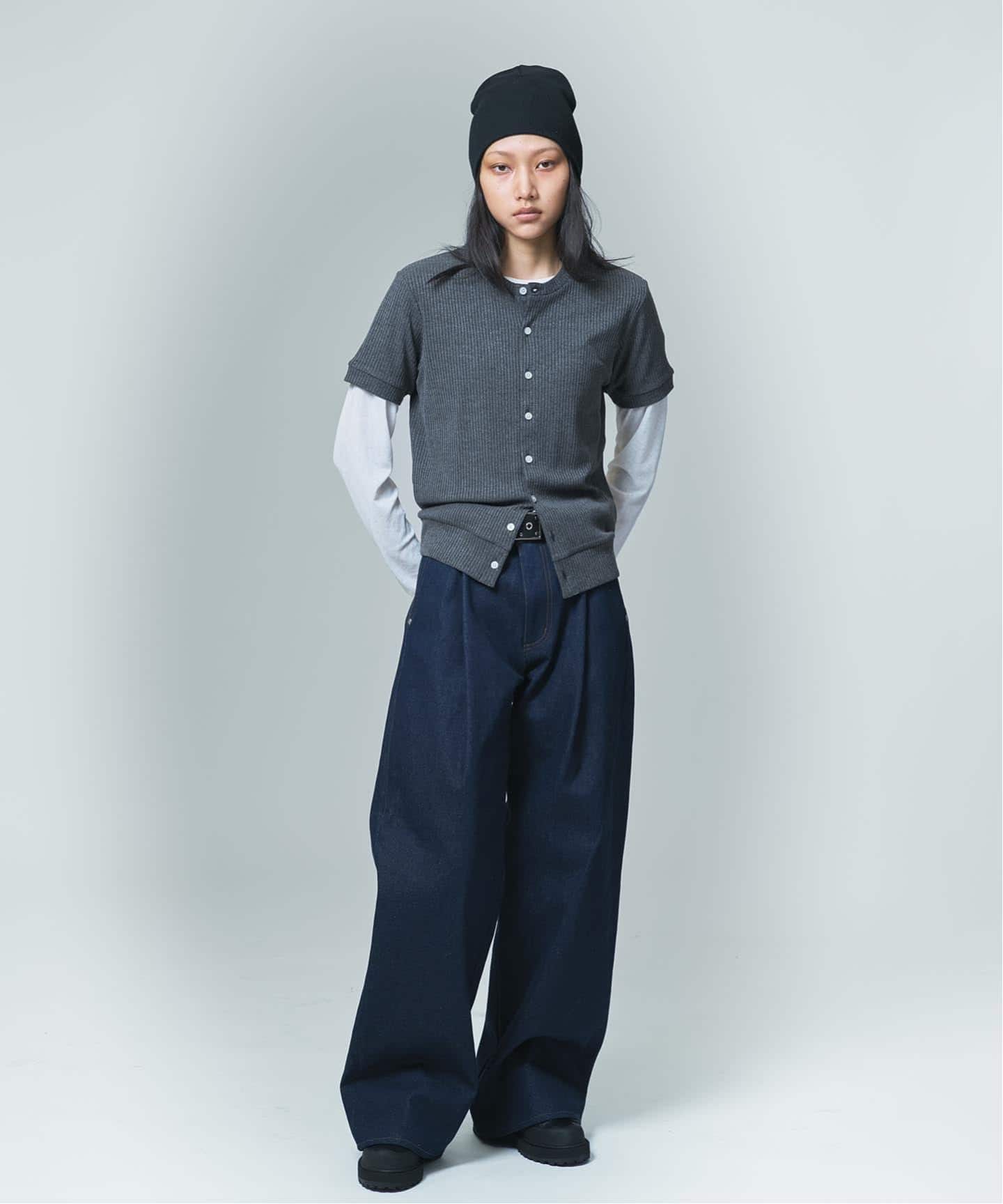 NOCTO ARCHIVE/ノクト アーカイブ Rigid One-tuck Wide Denim（デニム