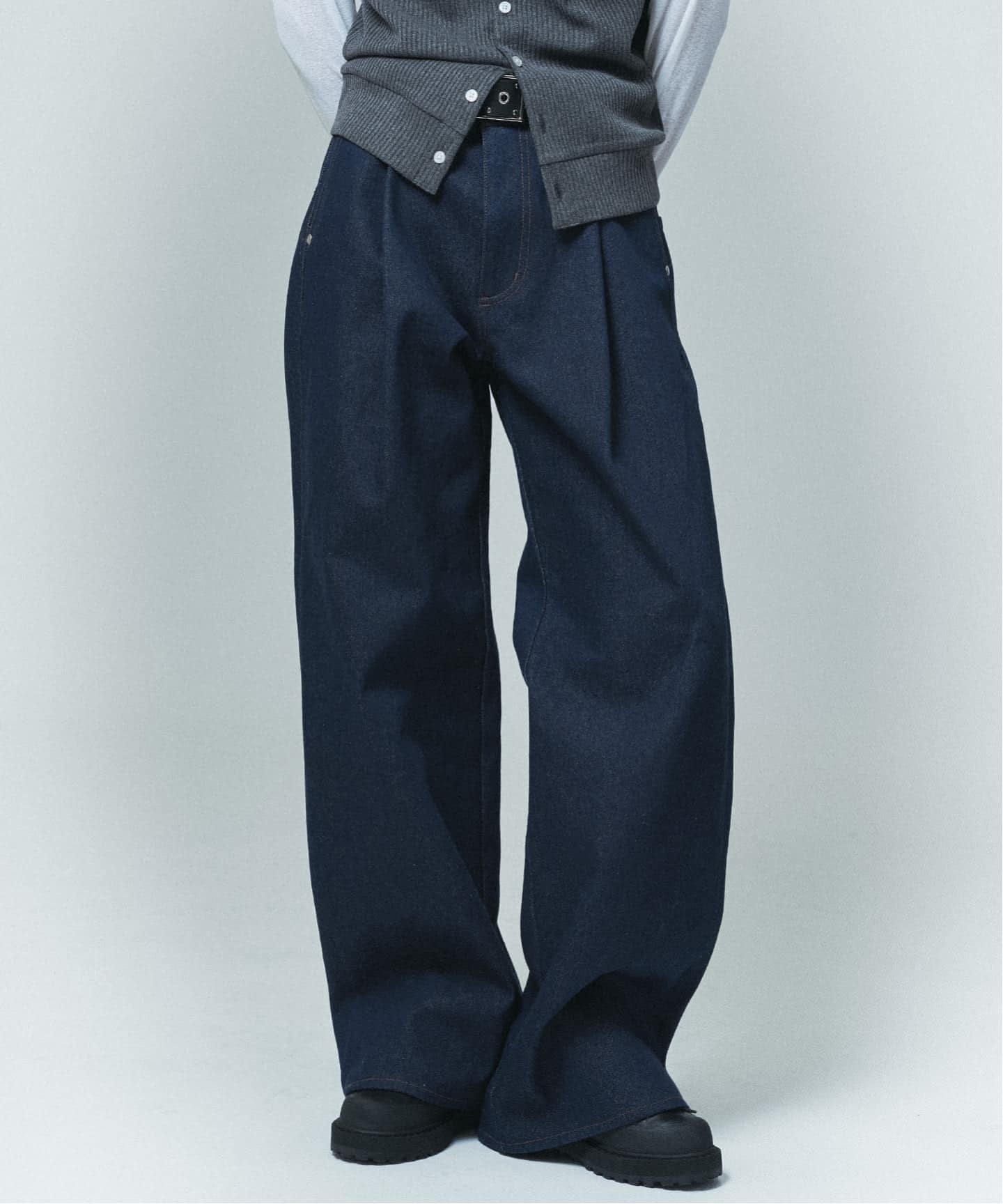 NOCTO ARCHIVE/ノクト アーカイブ Rigid One-tuck Wide Denim（デニム