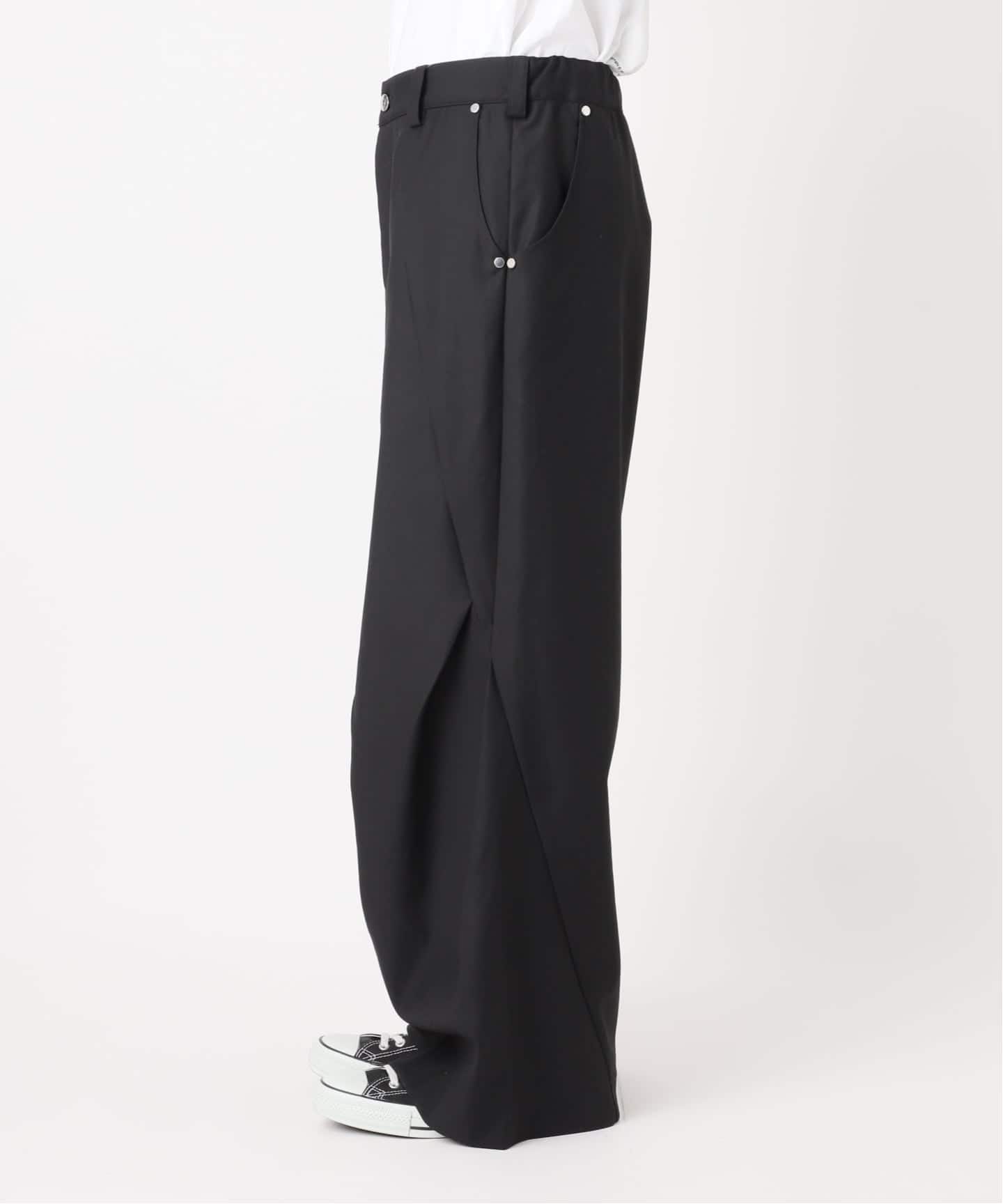 パンツ NOCTO ARCHIVE Technical Studs Wide Pants ≪予約≫NOCTO ARCHIVE/ノクト アーカイブ Technical Studs Wide Pants