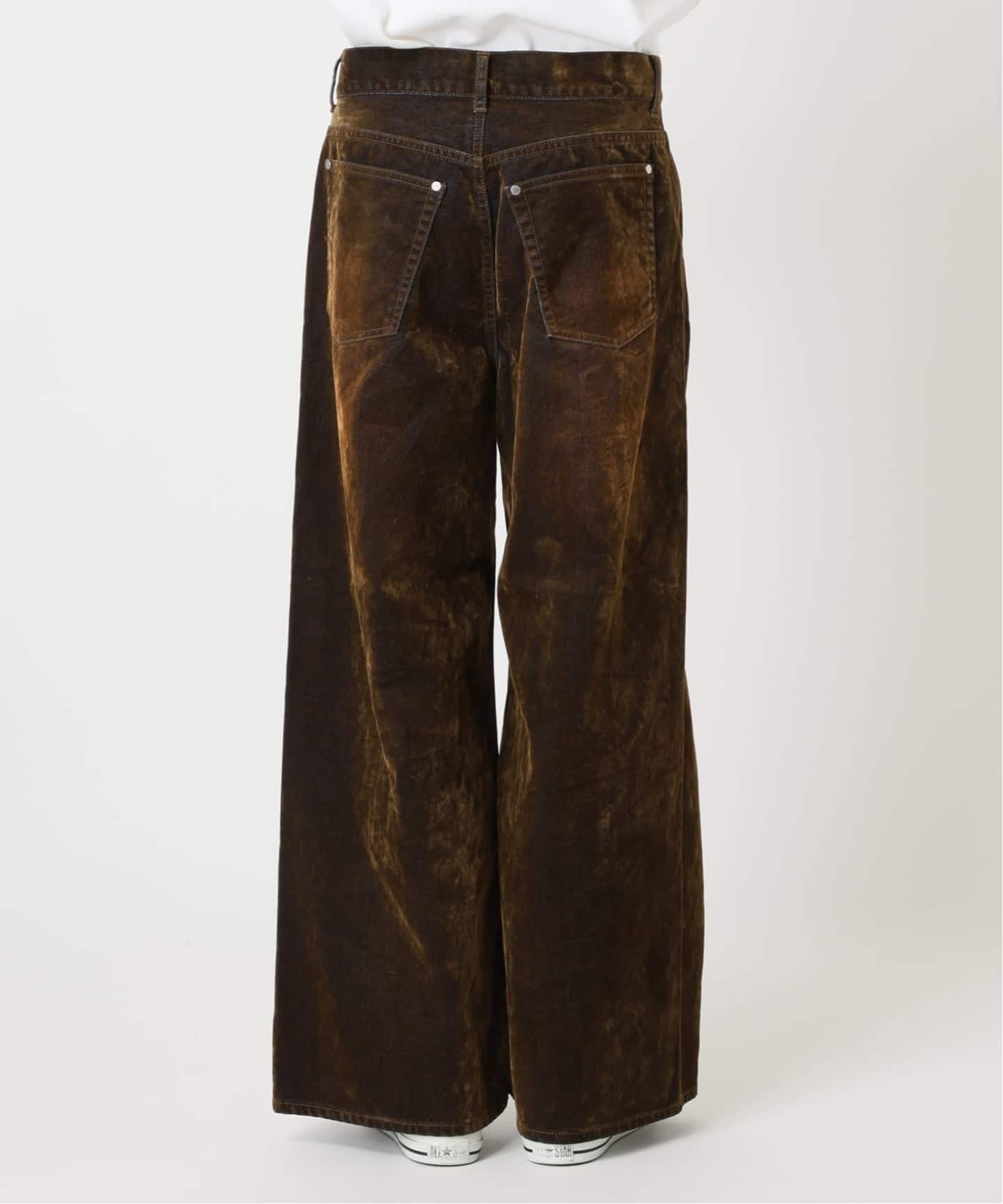 ≪予約≫NOCTO ARCHIVE/ノクト アーカイブ Cutting Flocky Wide Denim