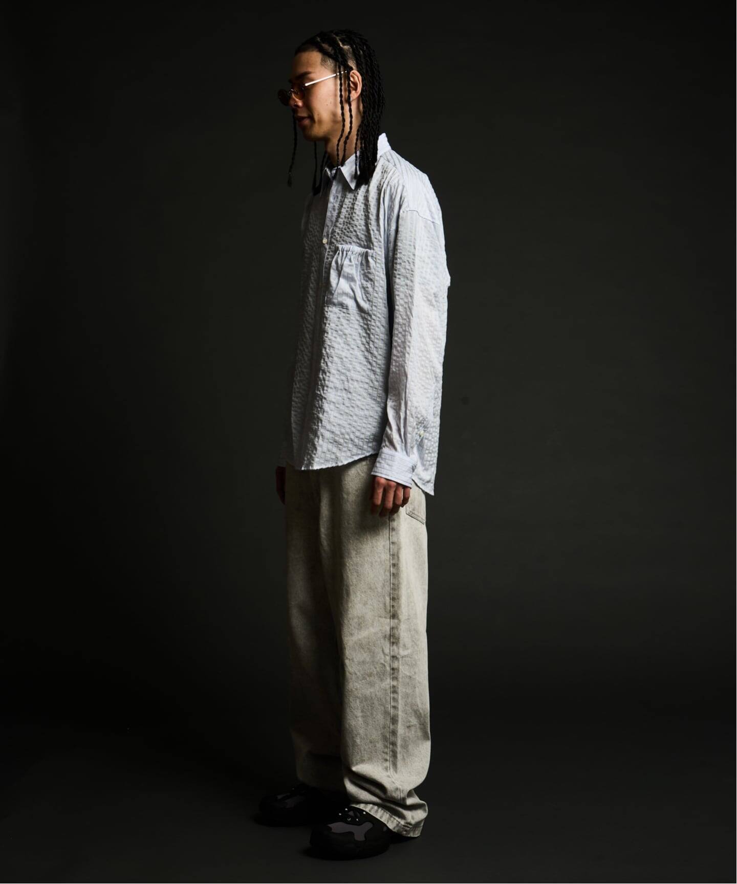 GRANCY | 【GRANCY】Crazy Design Skinny Flare Denim Pants 
