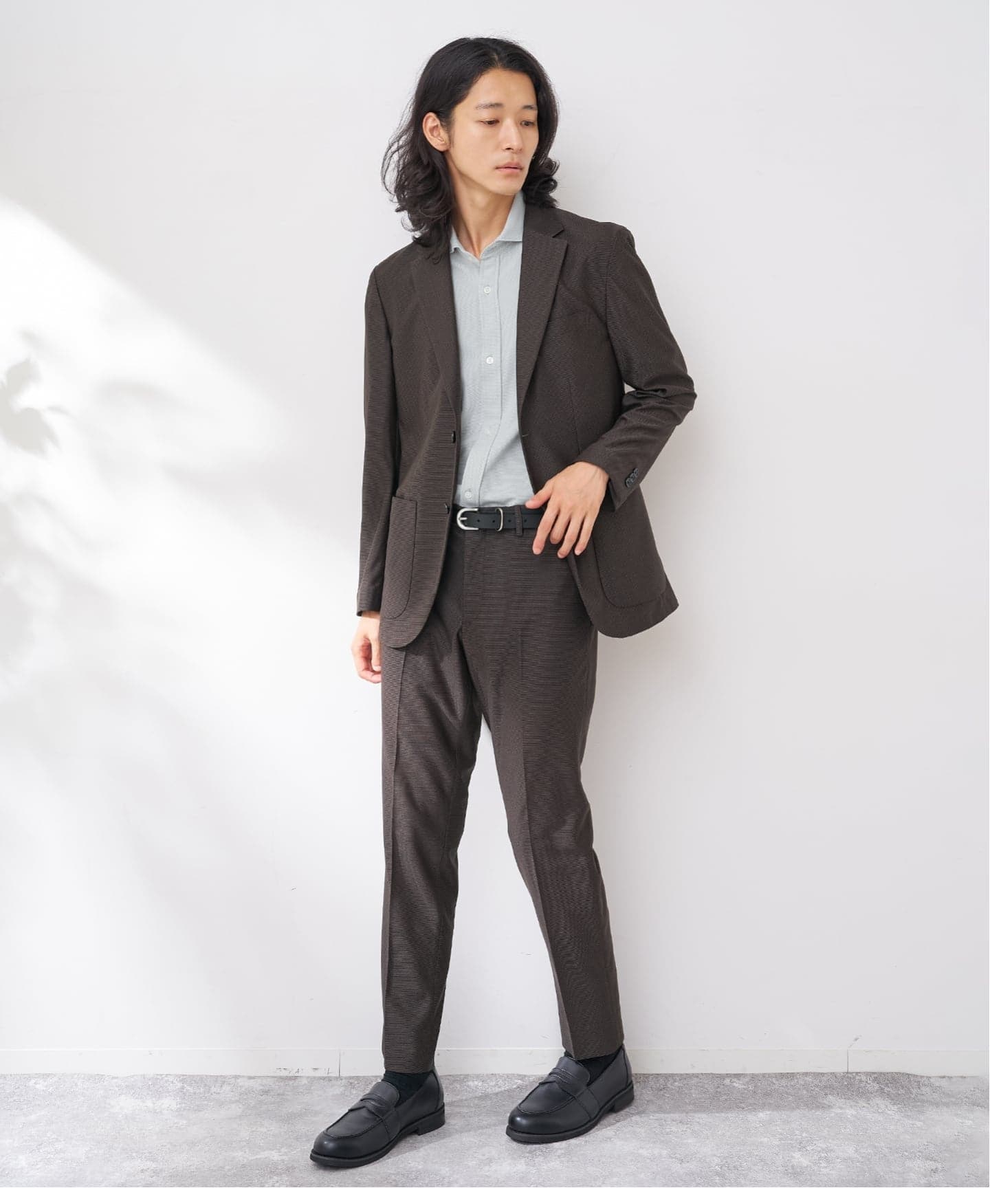 リネンライク ウォッシャブルパンツ（スラックス）｜B.C STOCK（ベー