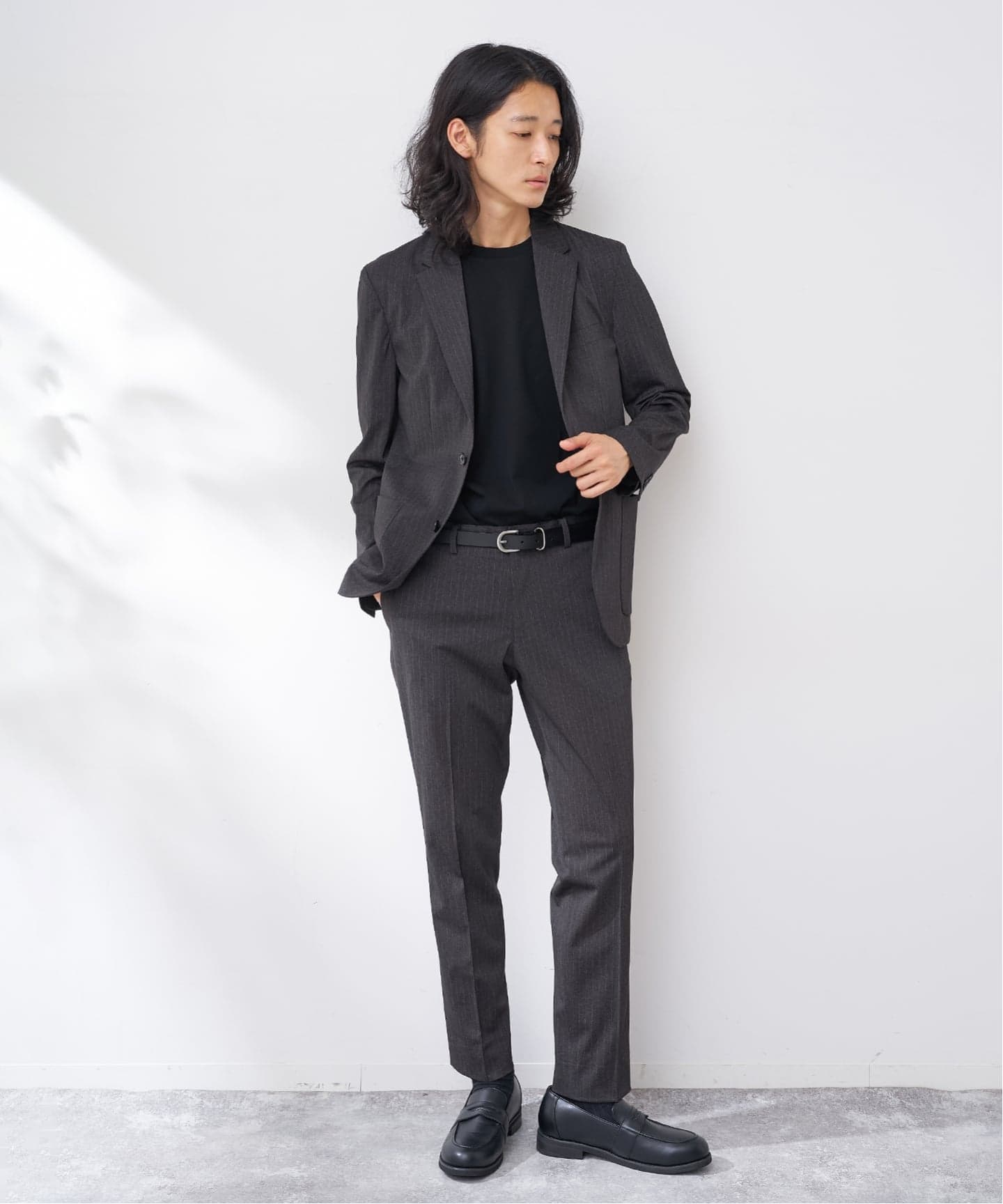 ICE JET ストライプ ストレッチパンツ（スラックス）｜B.C STOCK（ベー
