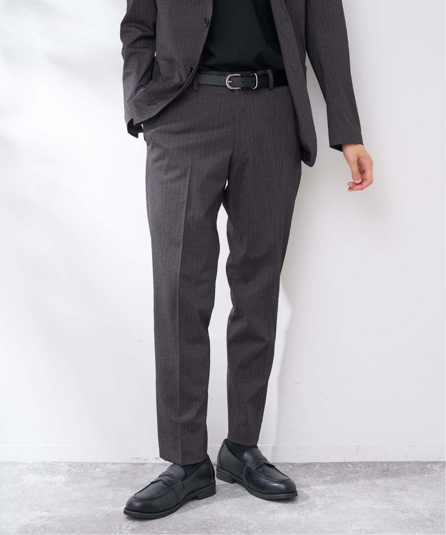 ICE JET ストライプ ストレッチパンツ（スラックス）｜B.C STOCK（ベー