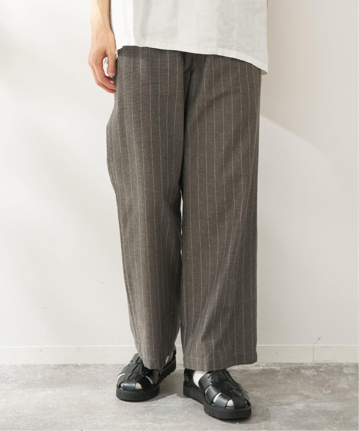 natural stripe パンツ（その他パンツ）｜B.C STOCK（ベーセーストック