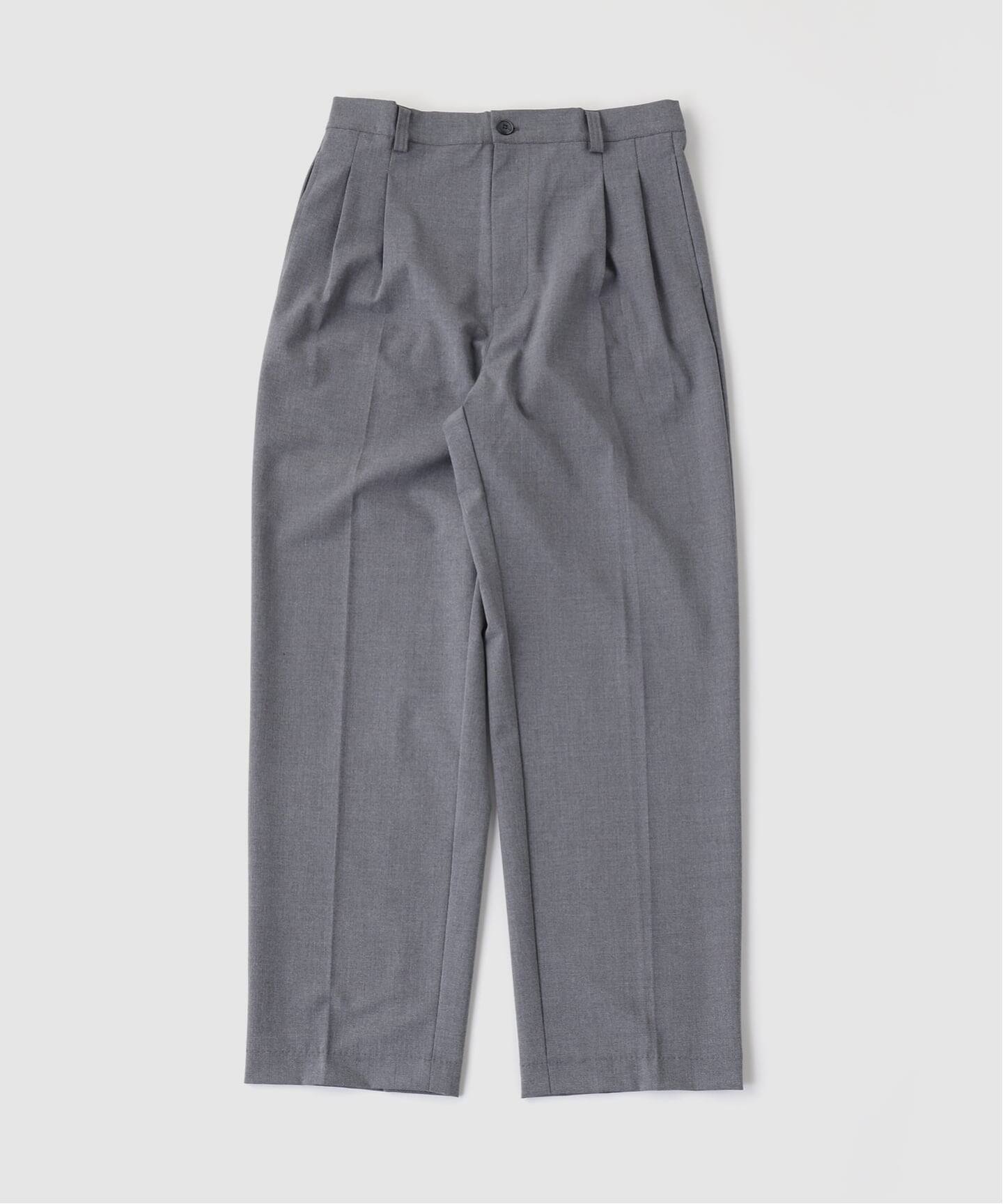 OSKR / オーエスケーアール ex Two Tuck TR Tapered Slacks
