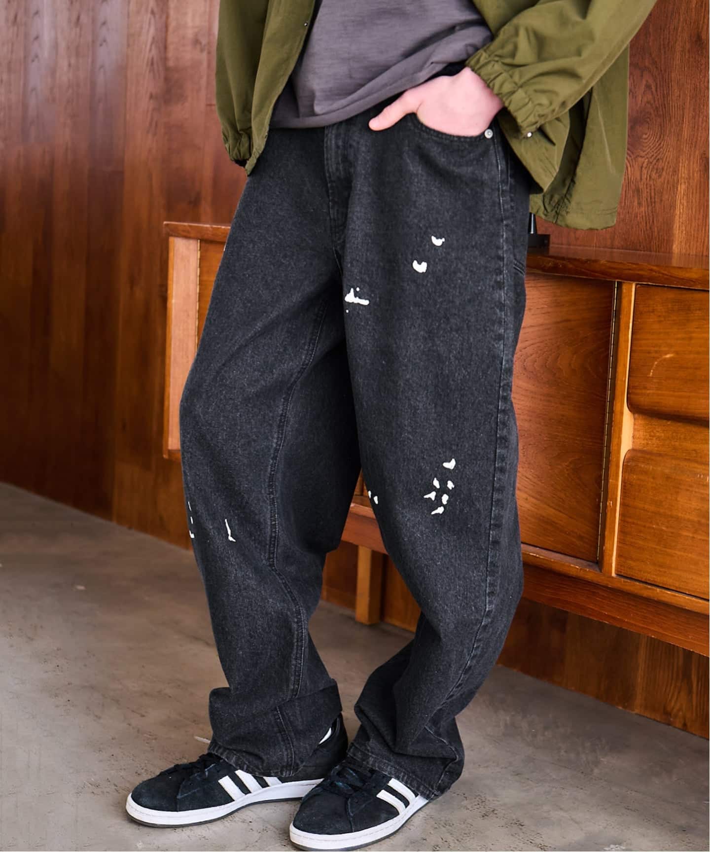 OSKR / オーエスケーアール ex 12oz Painted Tapered Denim Pants