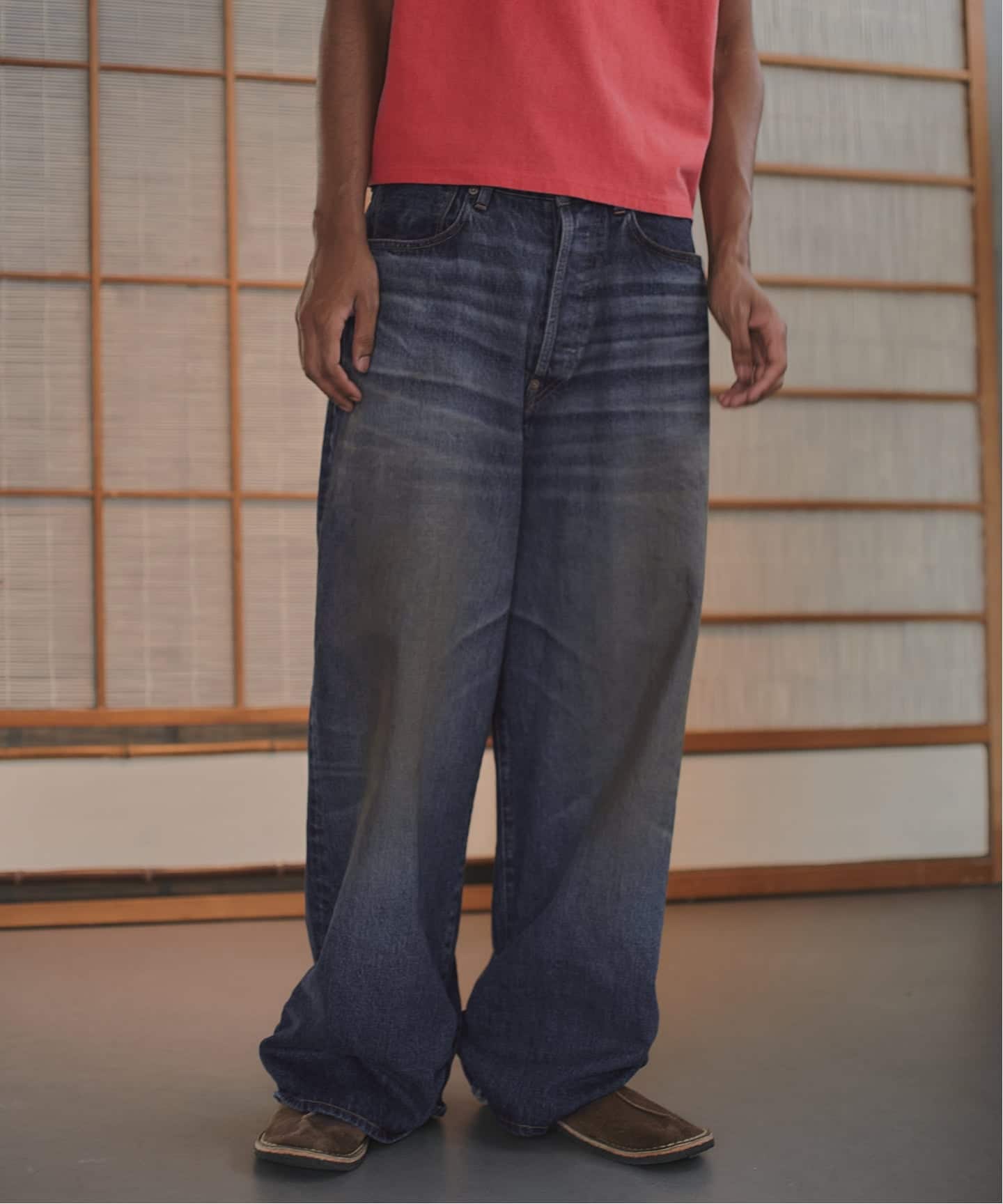 refomed / リフォメッド FRESH MAN DENIM WIDE PANTS USED（デニム