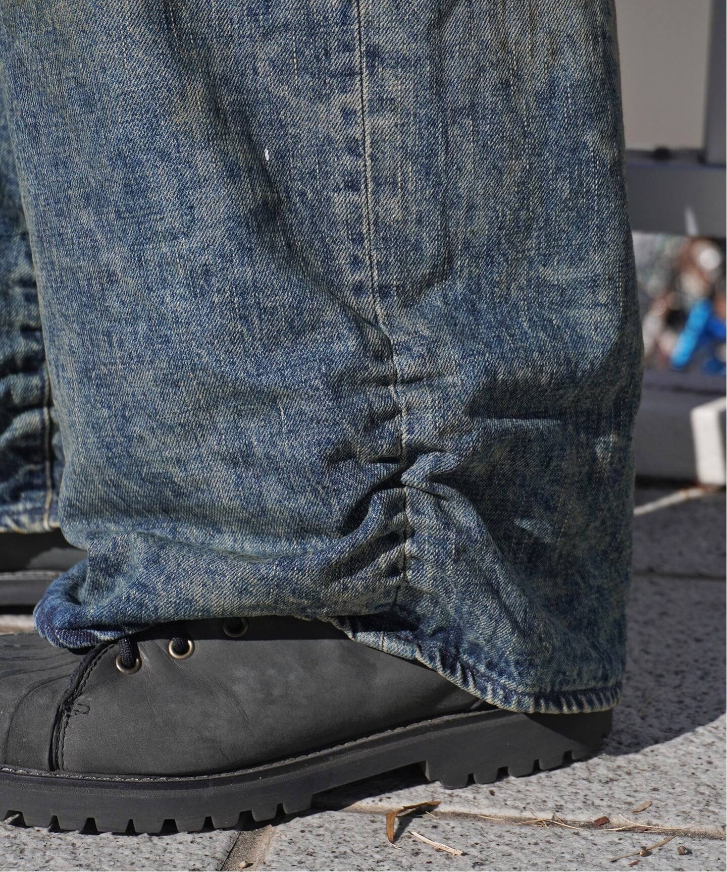refomed / リフォメッド FRESH MAN DENIM WIDE PANTS PAINT（デニム