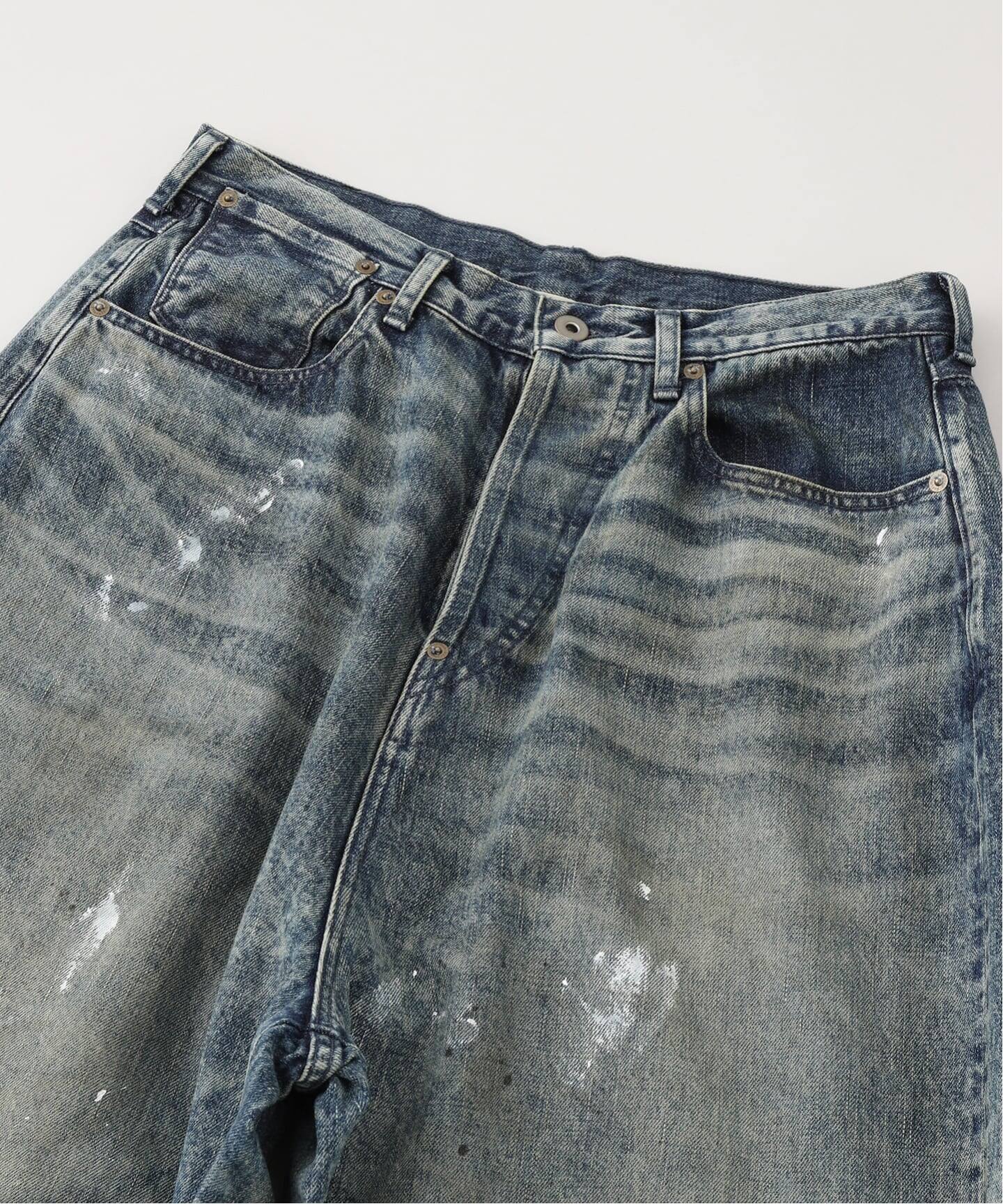 refomed / リフォメッド FRESH MAN DENIM WIDE PANTS PAINT（デニム