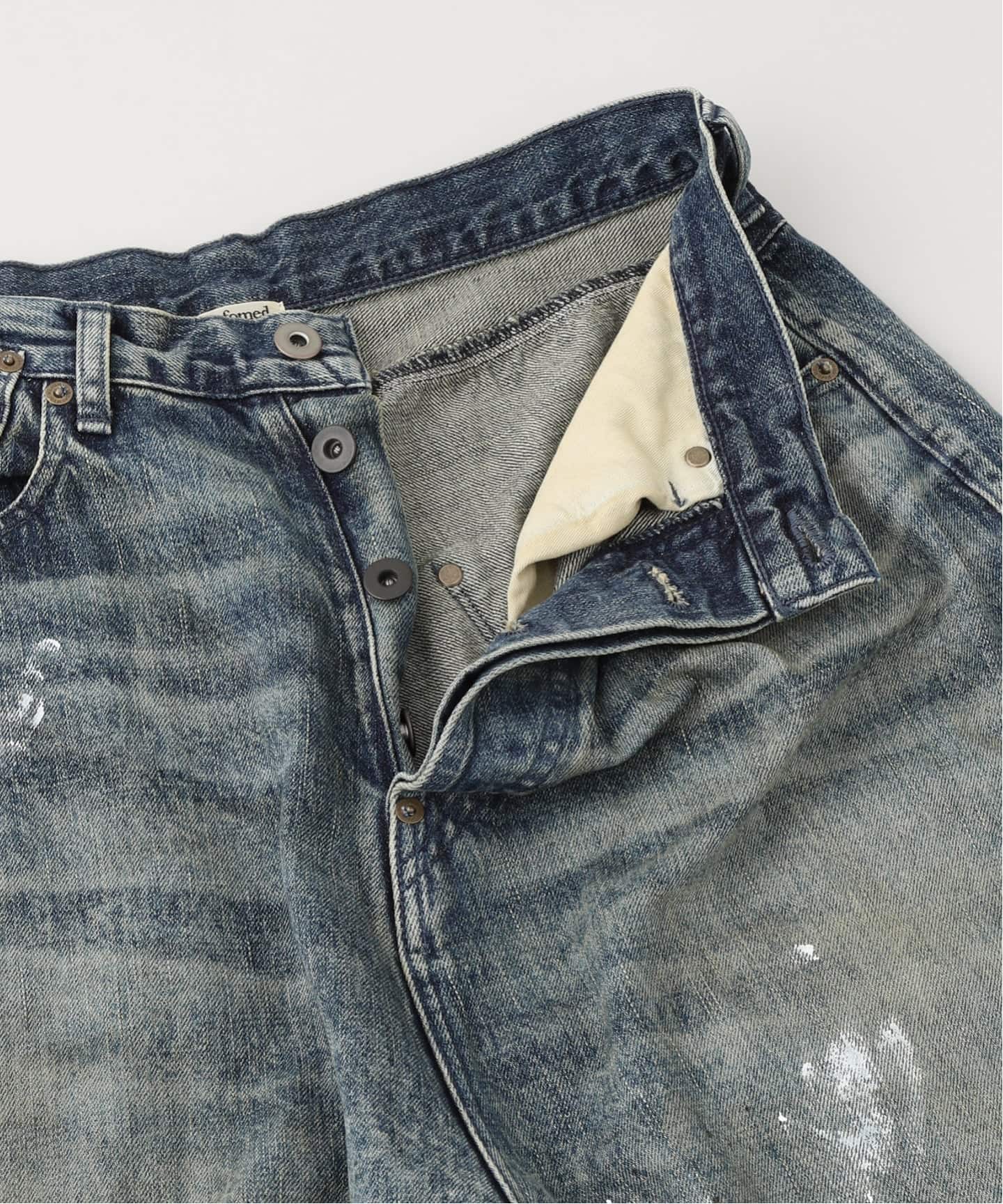 refomed / リフォメッド FRESH MAN DENIM WIDE PANTS PAINT（デニム