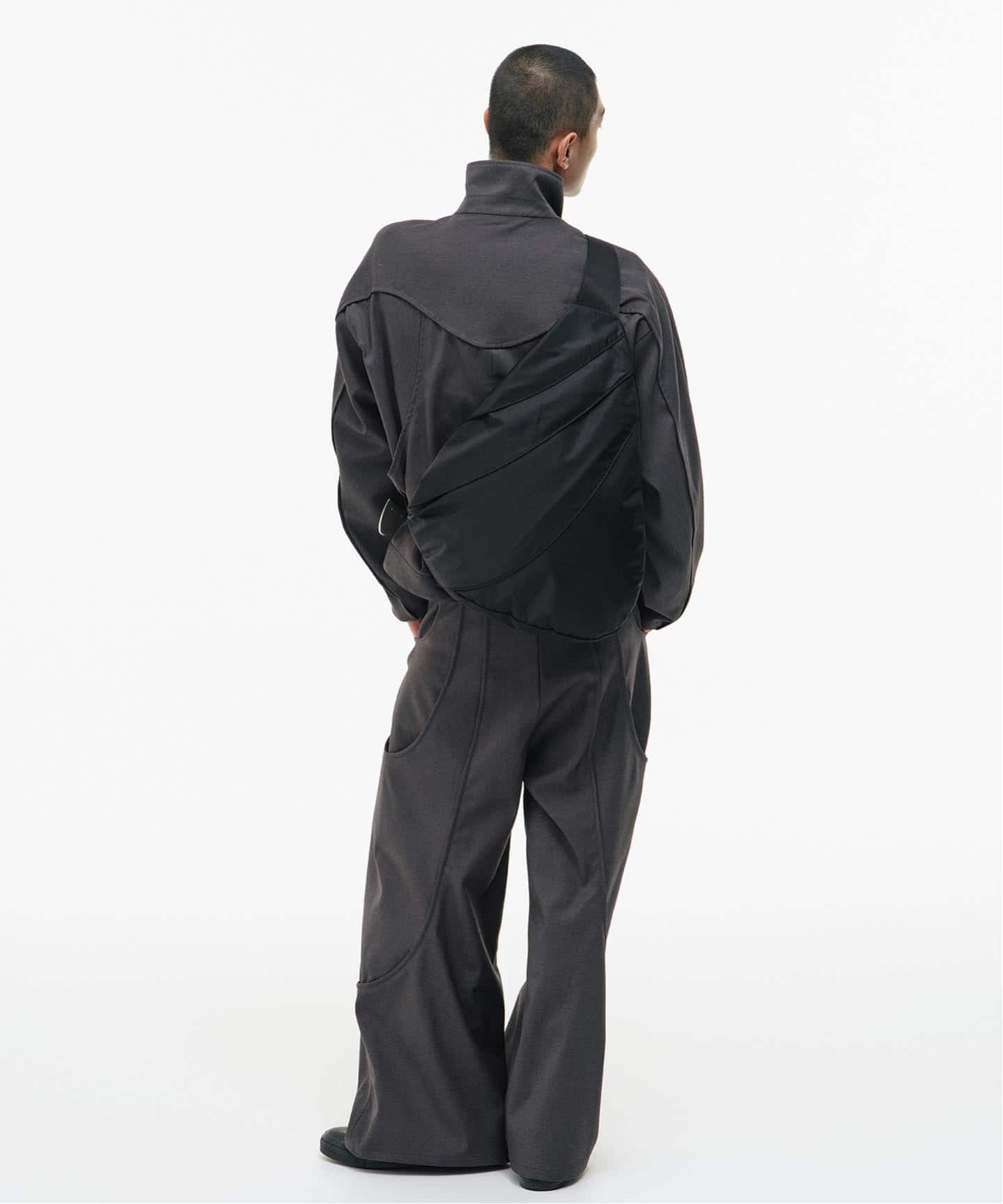 GOAT ESSENCE / ゴートエッセンス TUCK CURVED WIDE PANTS（スラックス