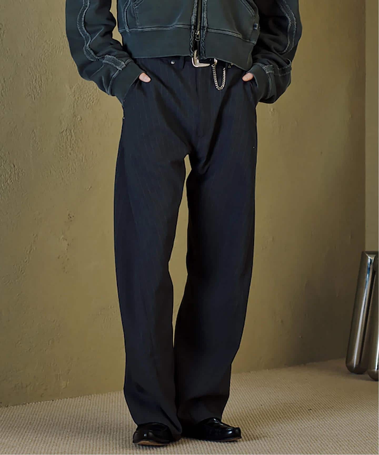 JIEDA / ジエダ 3D STRIPE CUTTING PANTS（スラックス）｜JOINT WORKS