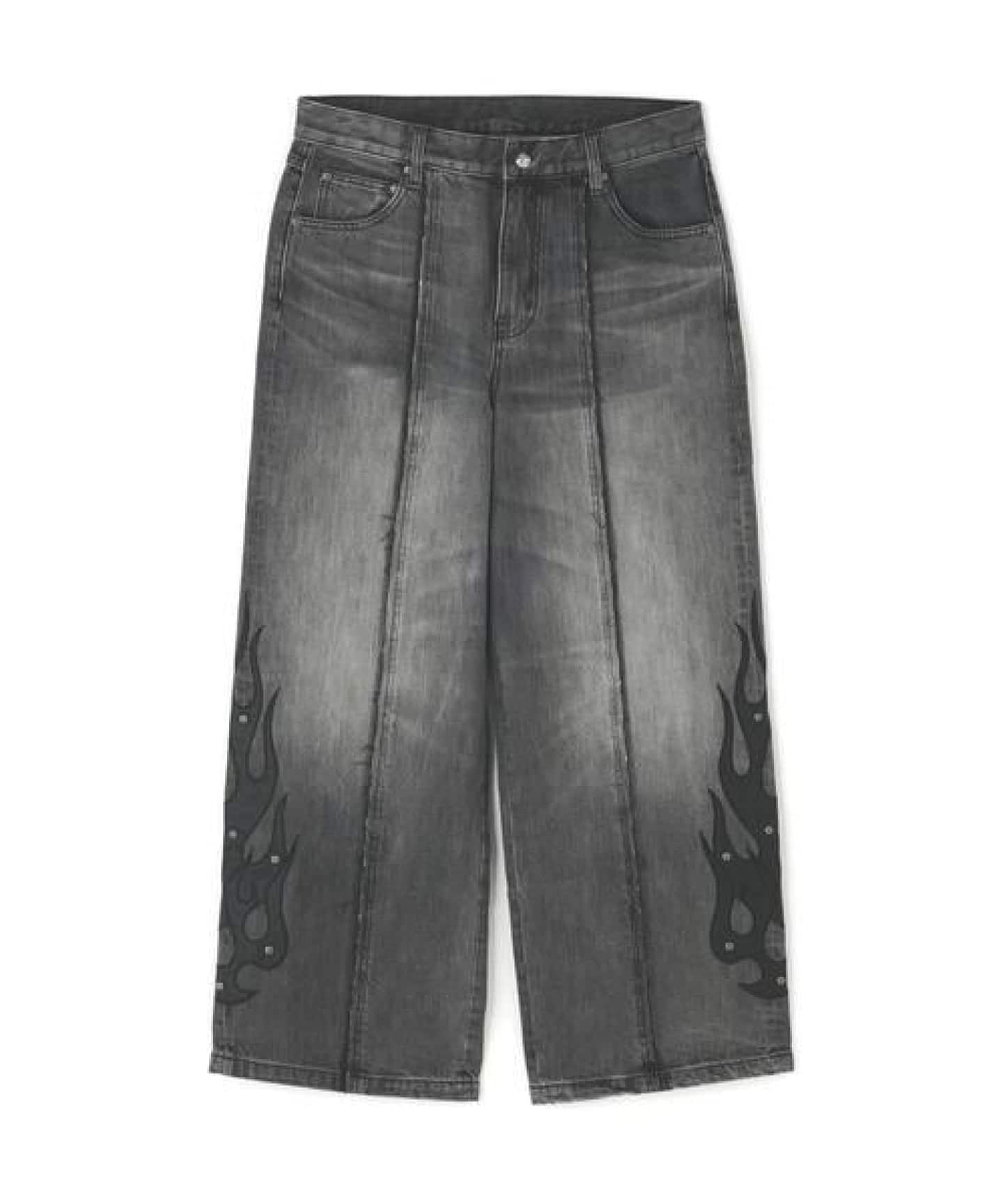 SUPPLIER / サプライヤー Cross Leather Patch Baggy Denim（デニム