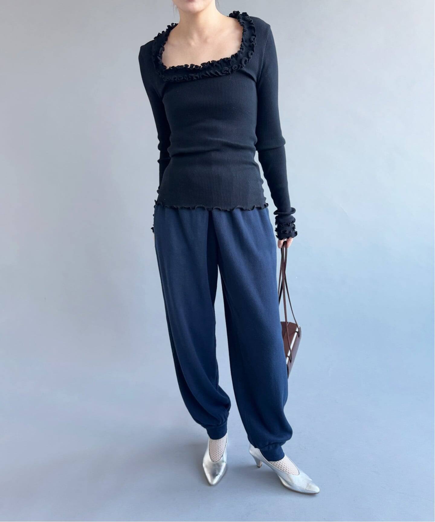 EDIT.FOR LULU サーマルパンツ thermal pants FAITH×LULU】cotton Thermal pt（スラックス）｜EDIT.FOR LULU