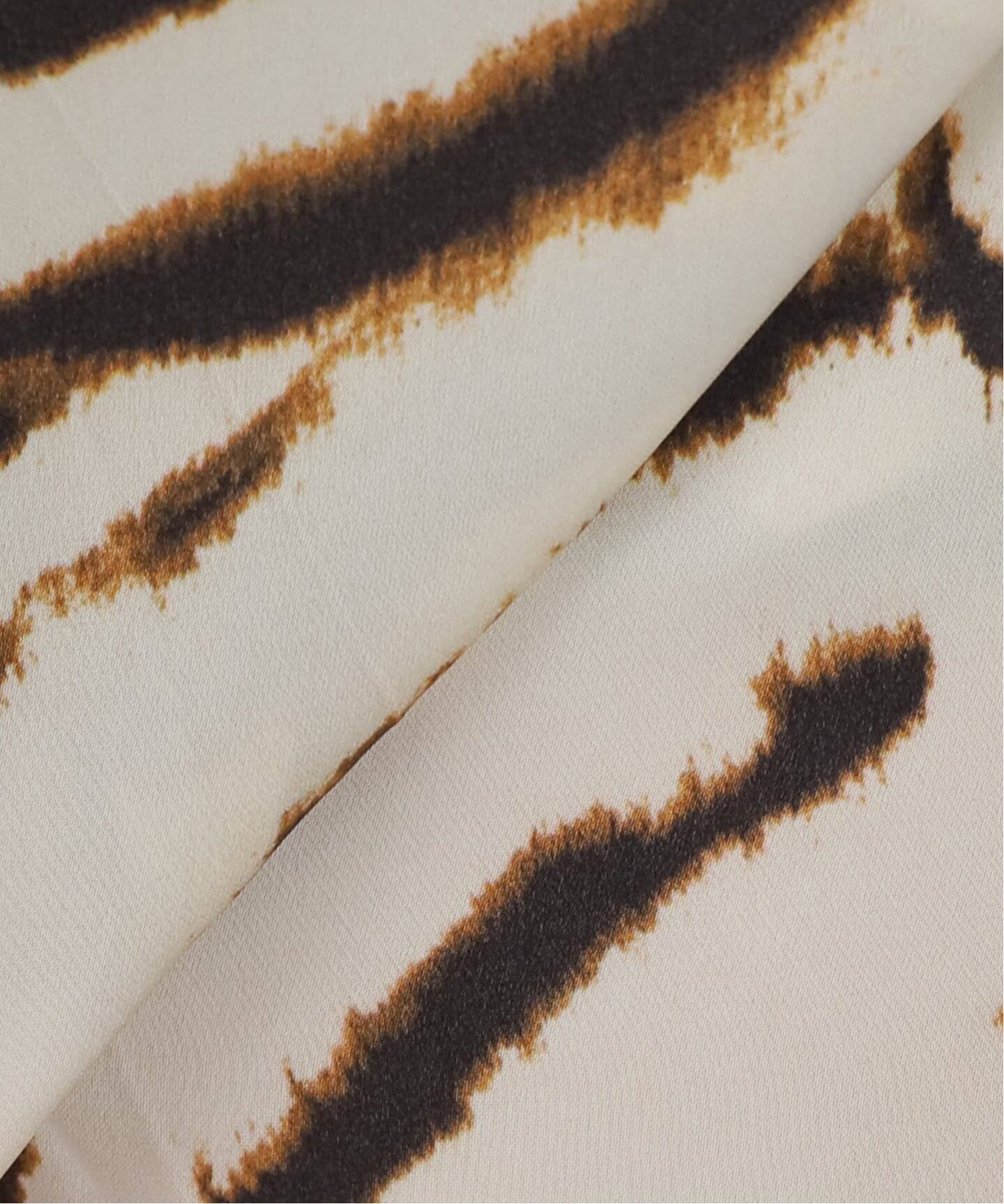 GANNI/ガニー】Printed Stretch Satin Elasticated（スラックス