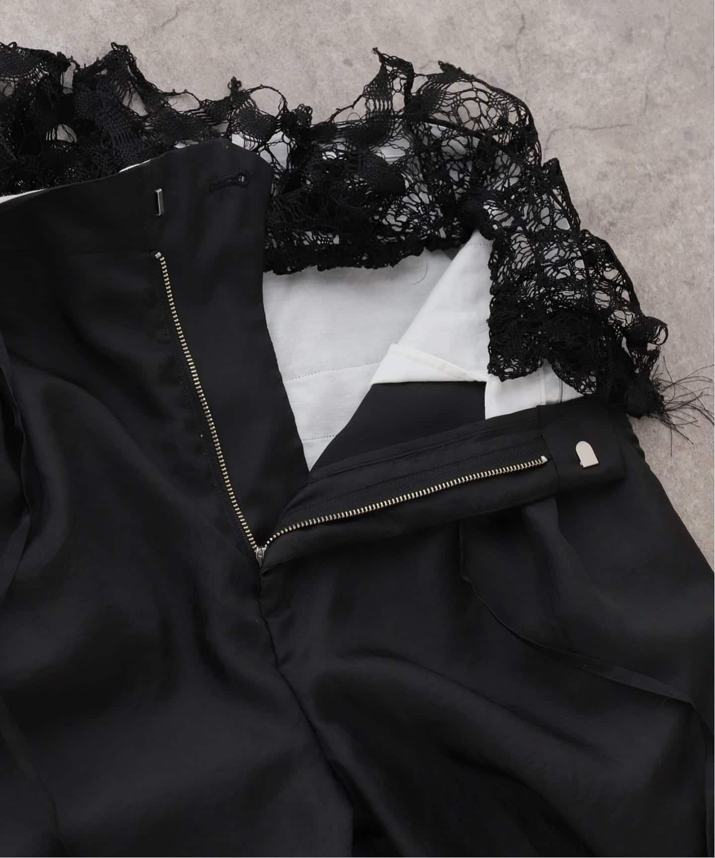 EUCHRONIA/ユークロニア】Original torsion lace slacks（スラックス