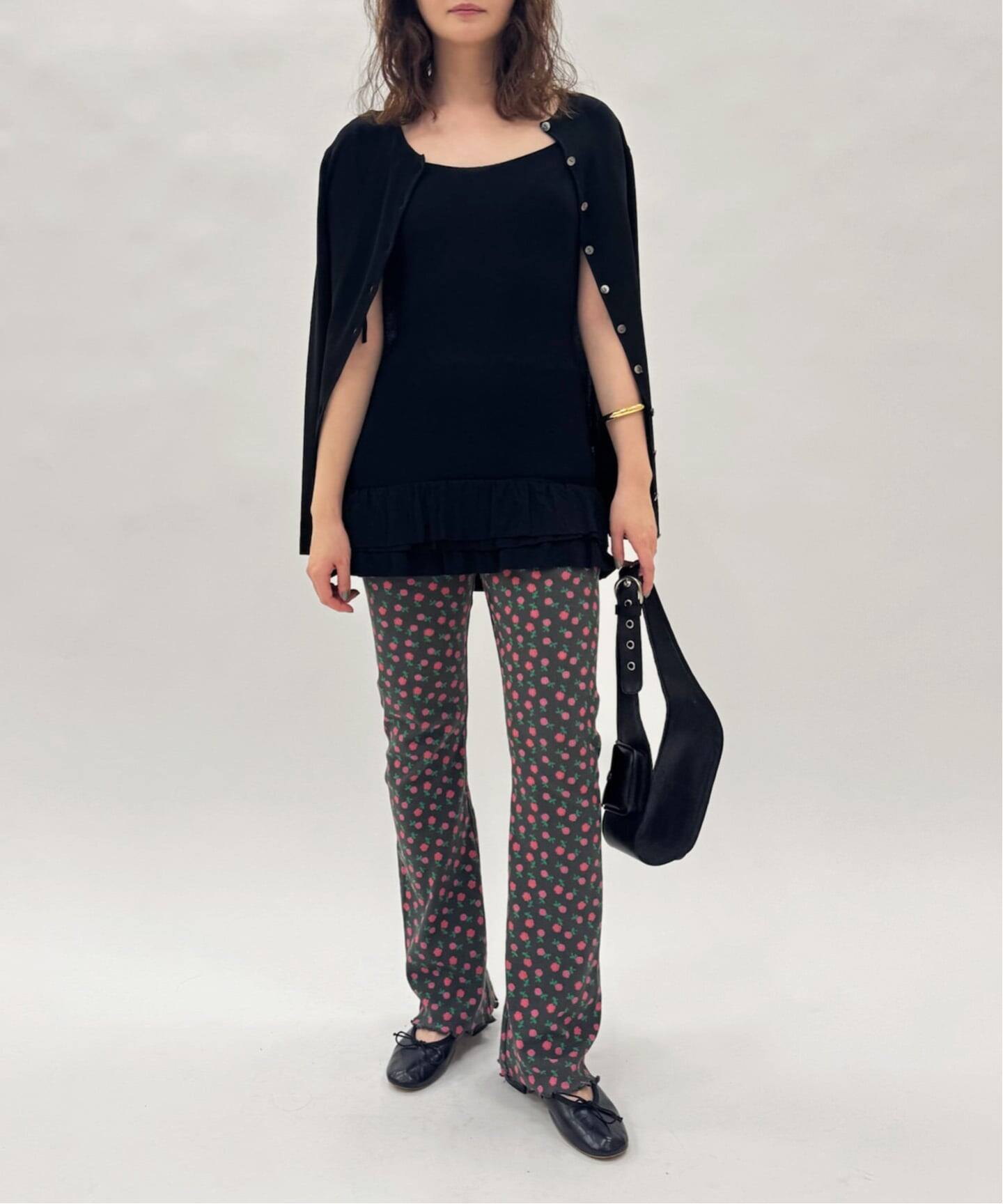 HOLIDAY/ホリデイ】SUPER RIB PANTS(FLOWER)（スラックス）｜EDIT.FOR