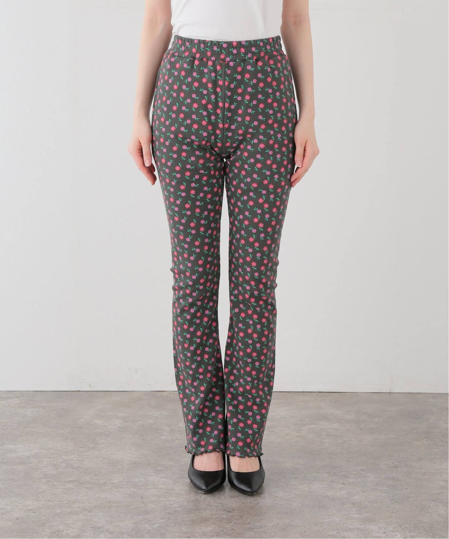 HOLIDAY/ホリデイ】SUPER RIB PANTS(FLOWER)（スラックス）｜EDIT.FOR