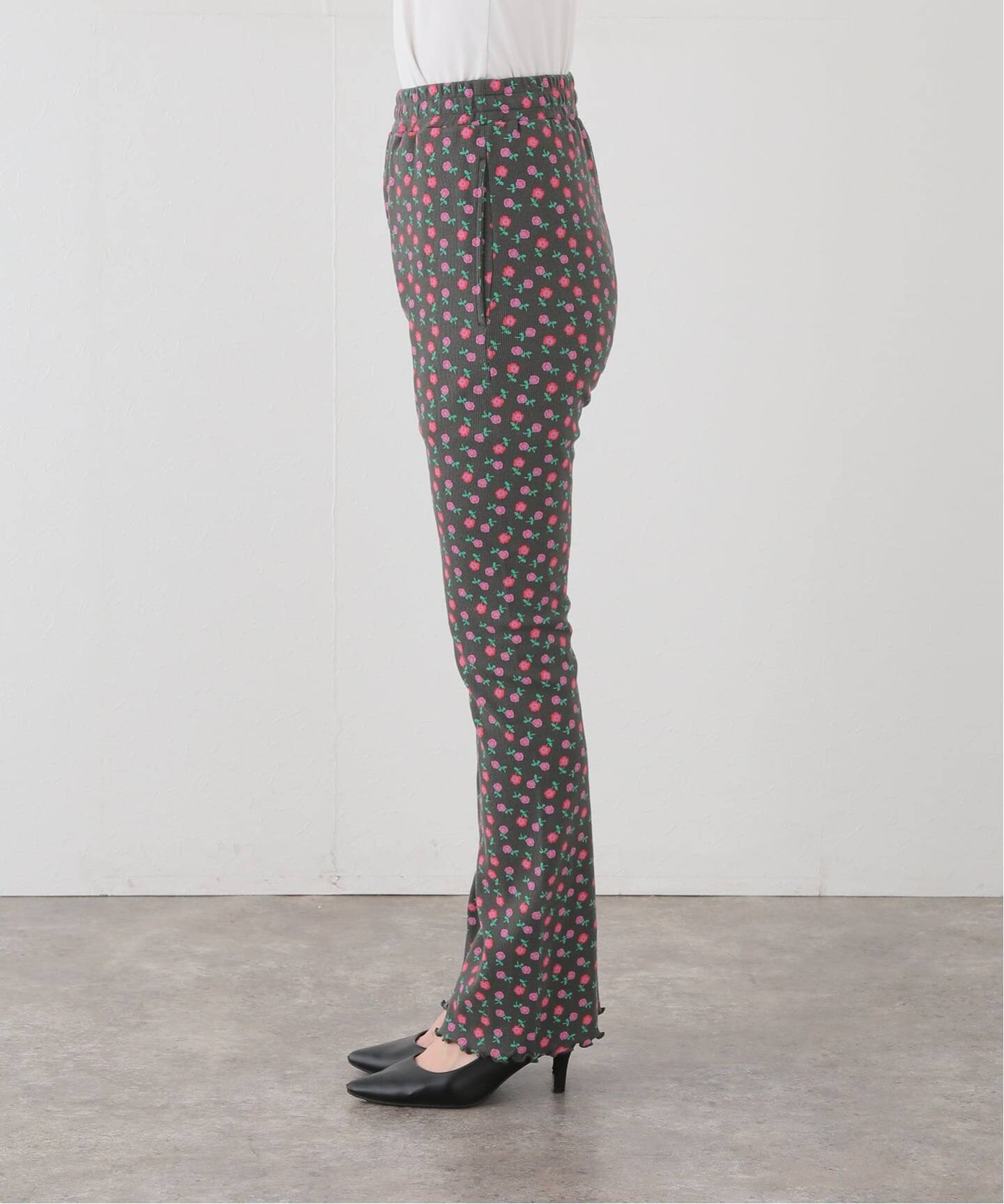 HOLIDAY/ホリデイ】SUPER RIB PANTS(FLOWER)（スラックス）｜EDIT.FOR