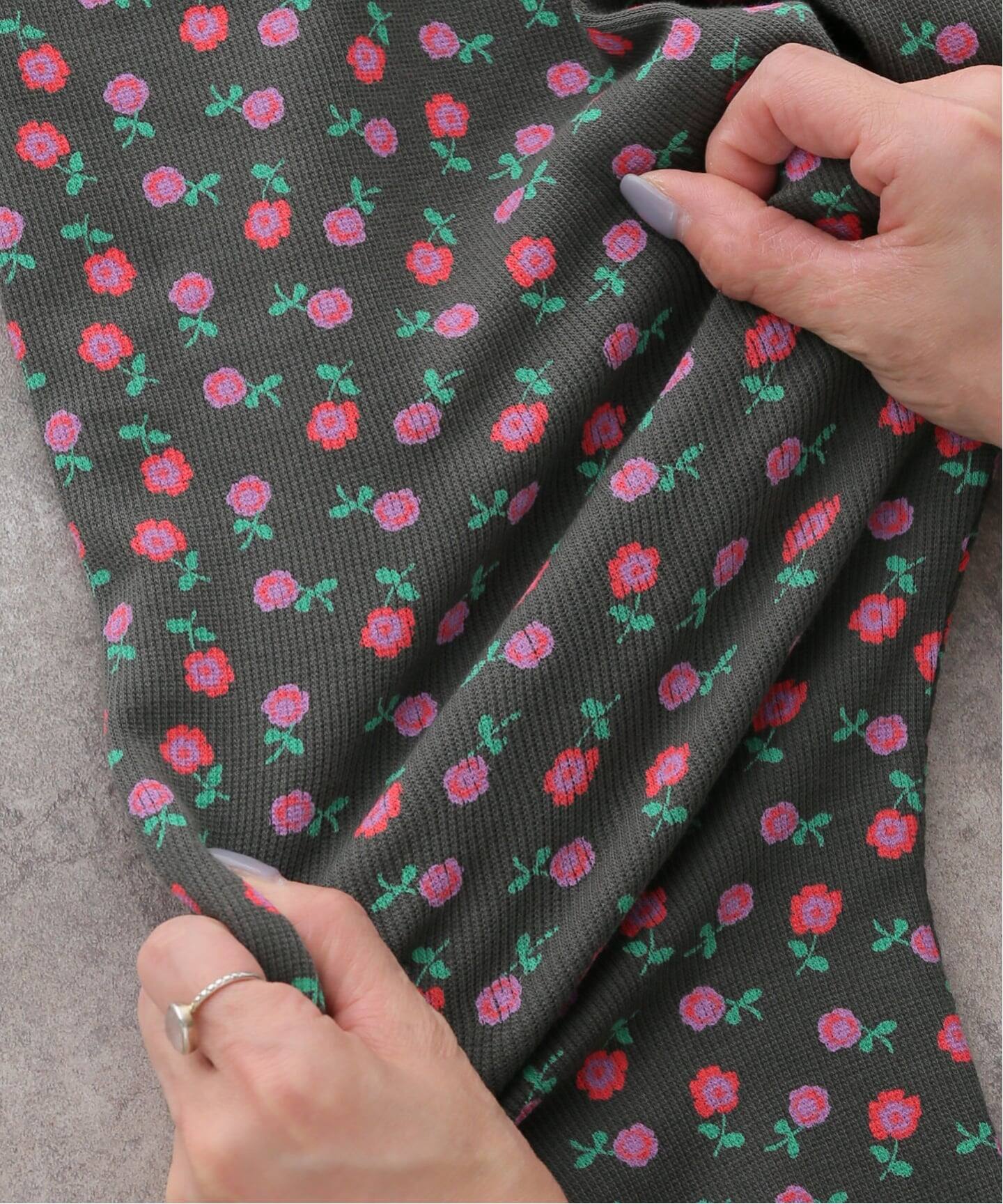 HOLIDAY/ホリデイ】SUPER RIB PANTS(FLOWER)（スラックス）｜EDIT.FOR