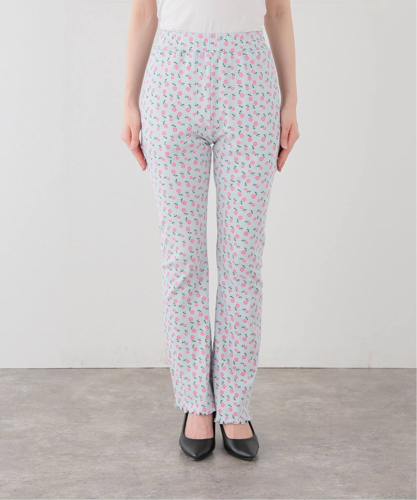 HOLIDAY/ホリデイ】SUPER RIB PANTS(FLOWER)（スラックス）｜EDIT.FOR