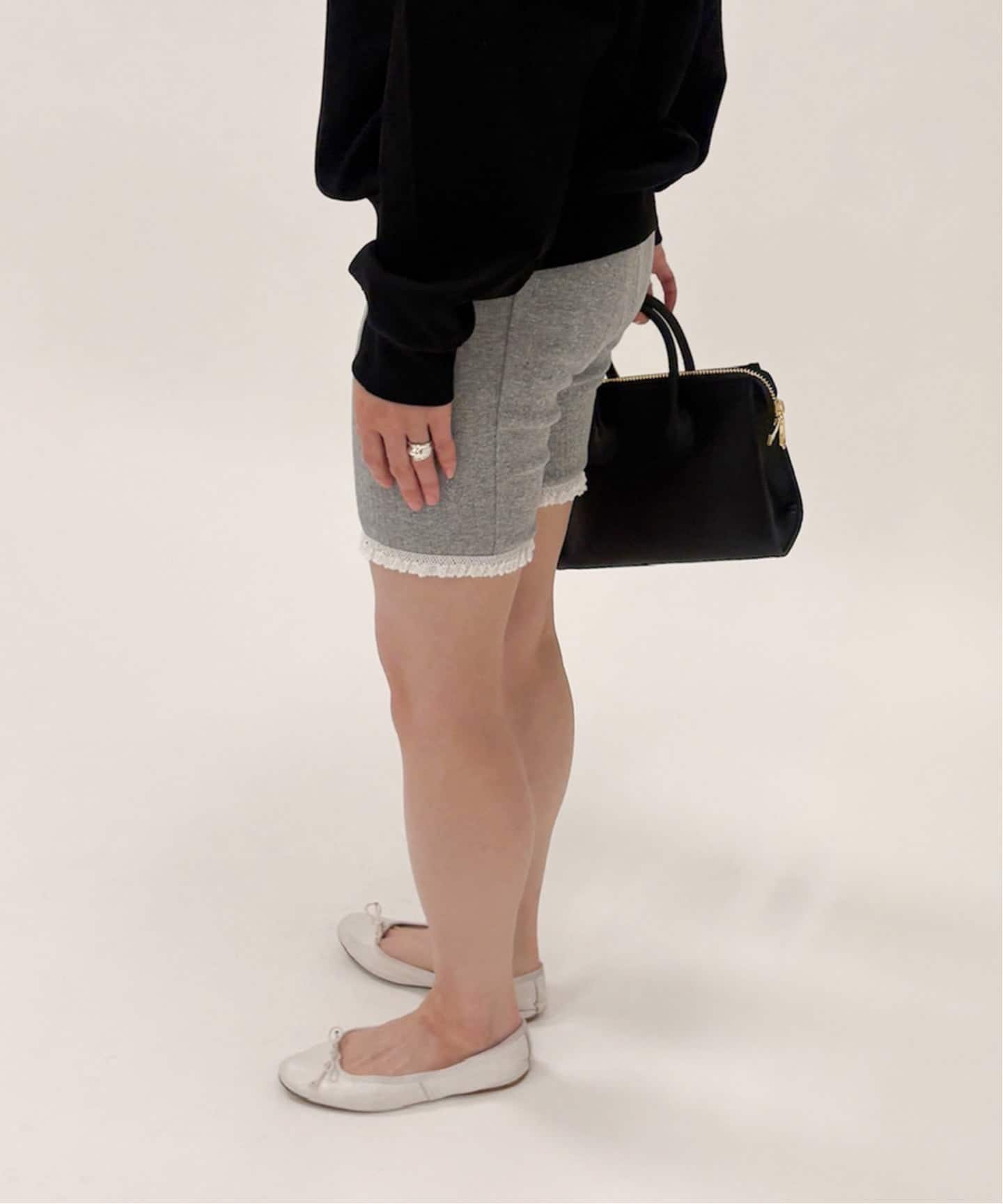 YUHAN WANG/ユハン ワン】pointelle lace trim shorts（その他アンダー