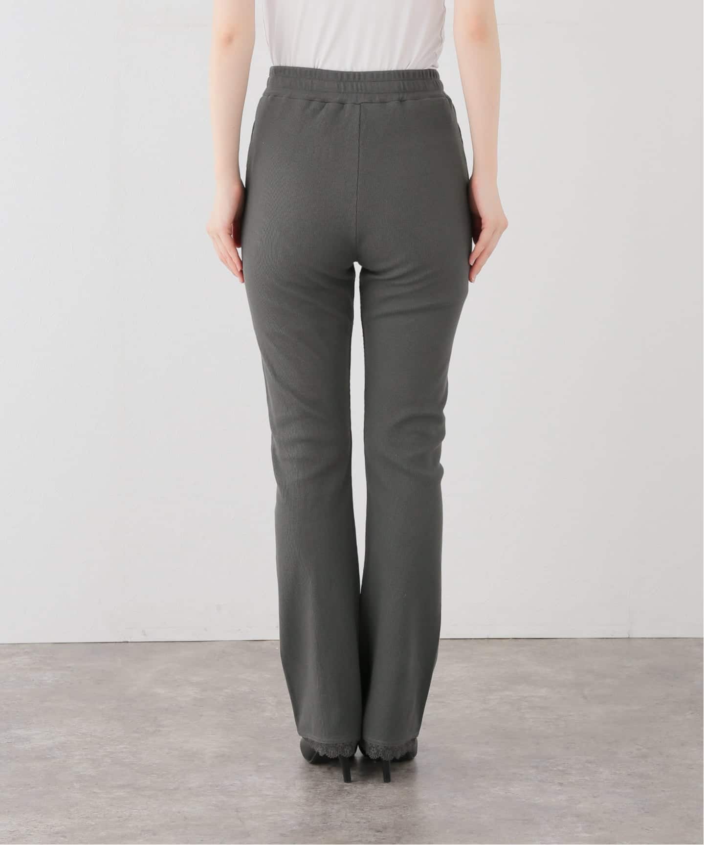 HOLIDAY/ホリデイ】SUPER RIB LACE PANTS（スラックス）｜EDIT.FOR