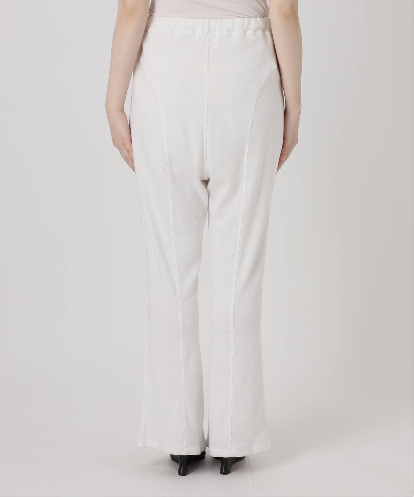 PAN/パン】EYELET MESH FLARE PANTS（スラックス）｜EDIT.FOR LULU