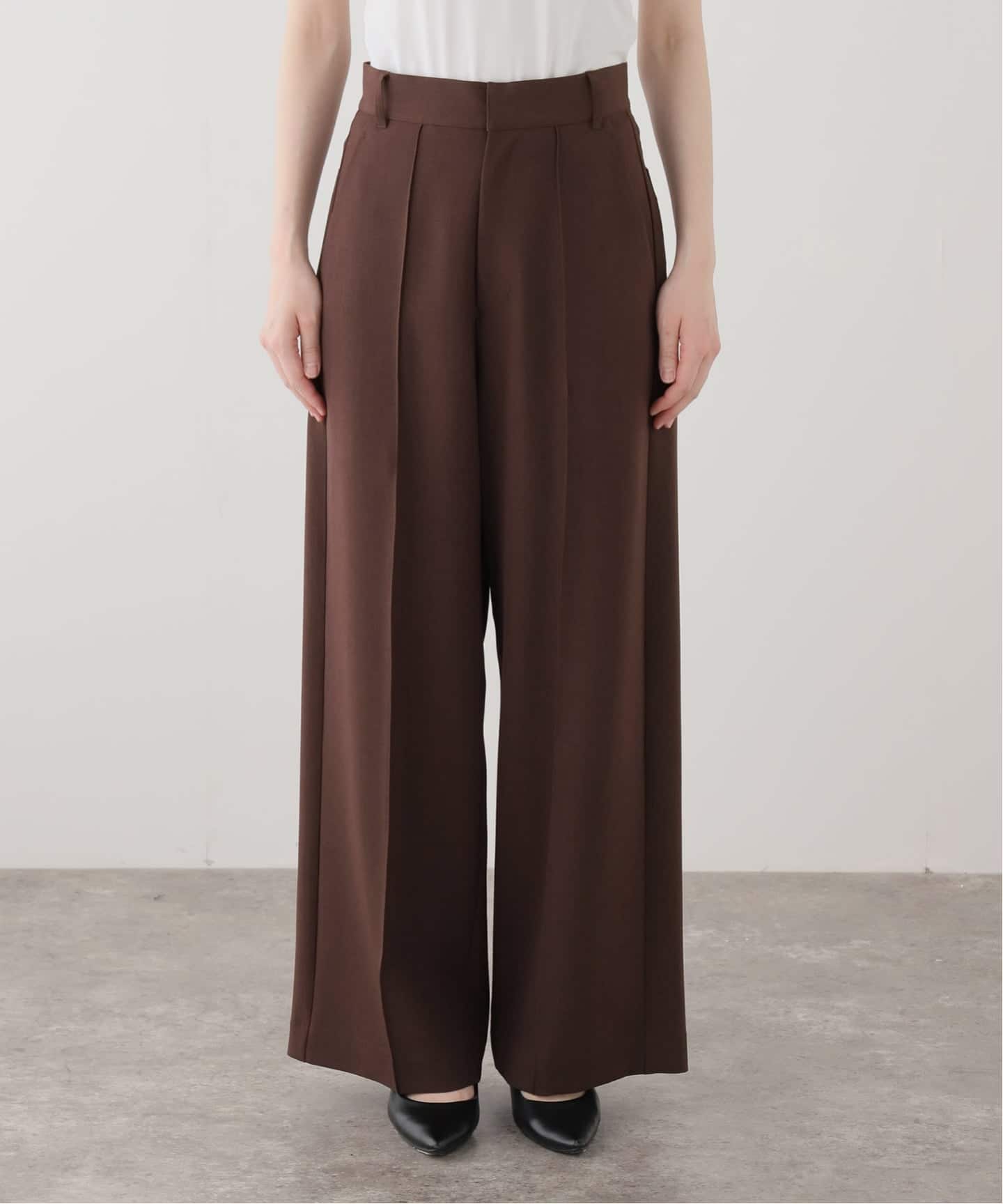 Hella/ヘラ】pintuck wide pants（スラックス）｜EDIT.FOR LULU