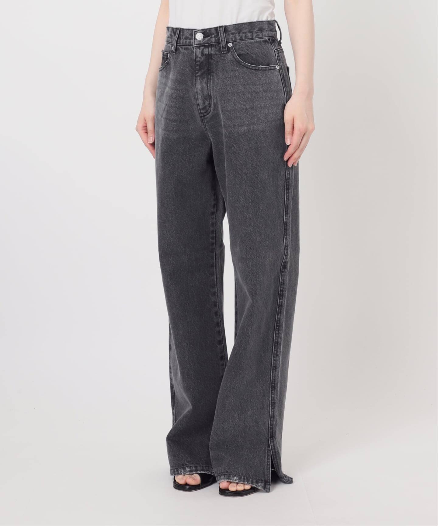 Hella/ヘラ】side hem slit denim（デニムパンツ・ジーンズ）｜EDIT