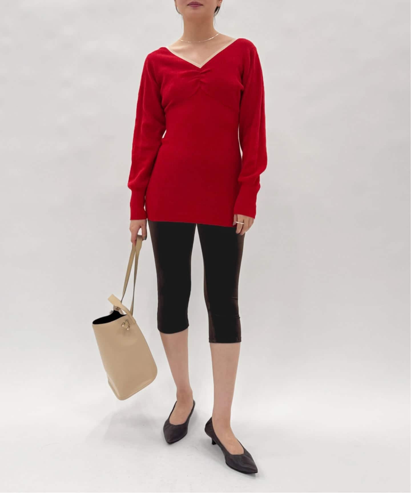 SIMONE WILD（シモーネワイルド）　RIB LONG SHORT 美品 SIMONE WILD/シモーネ ワイルド】LONG SHORTS（スラックス）｜EDIT.FOR