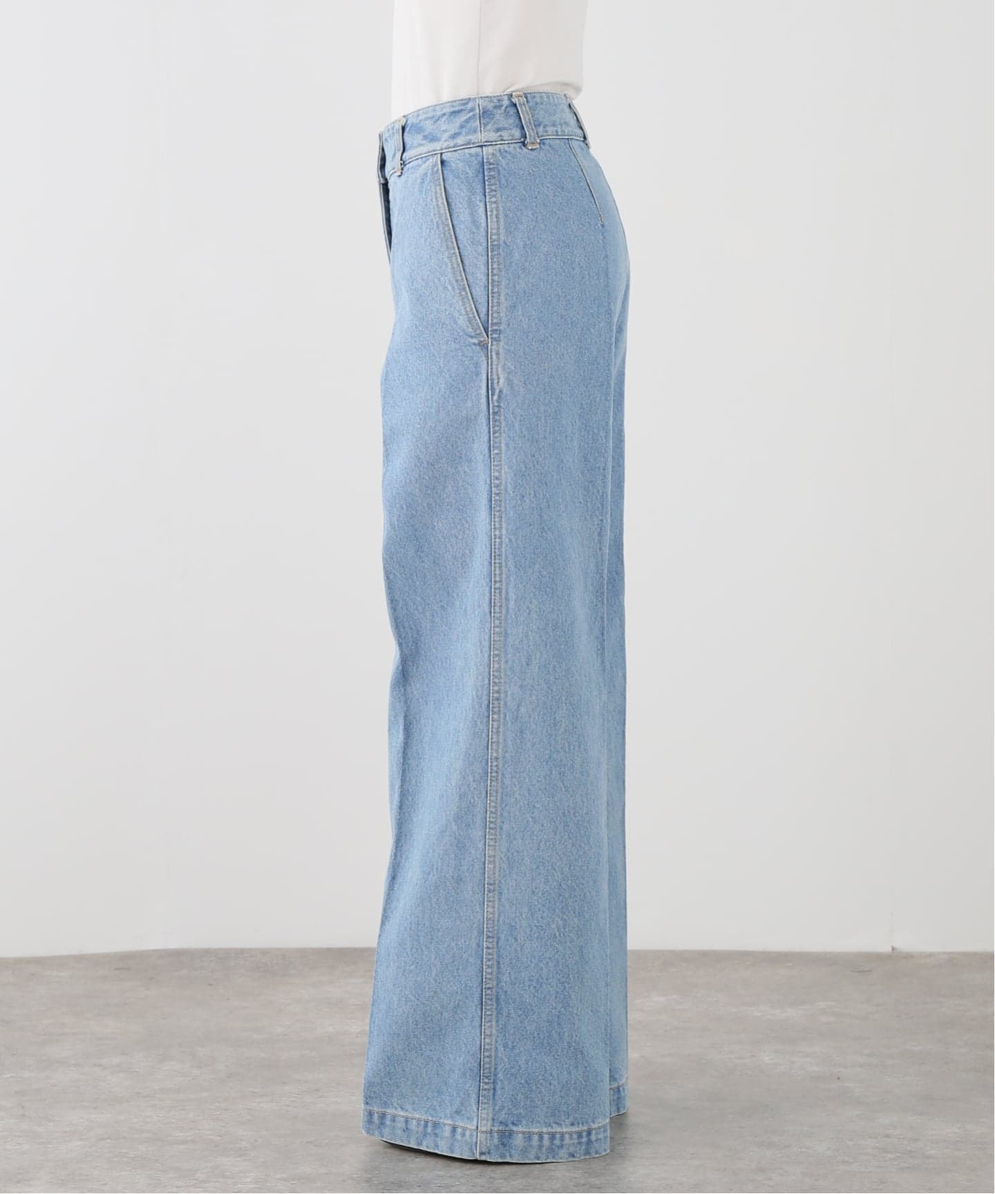 Kiwanda Kiwanda/ キワンダキワンダ】 Pauline Denim Light Blue