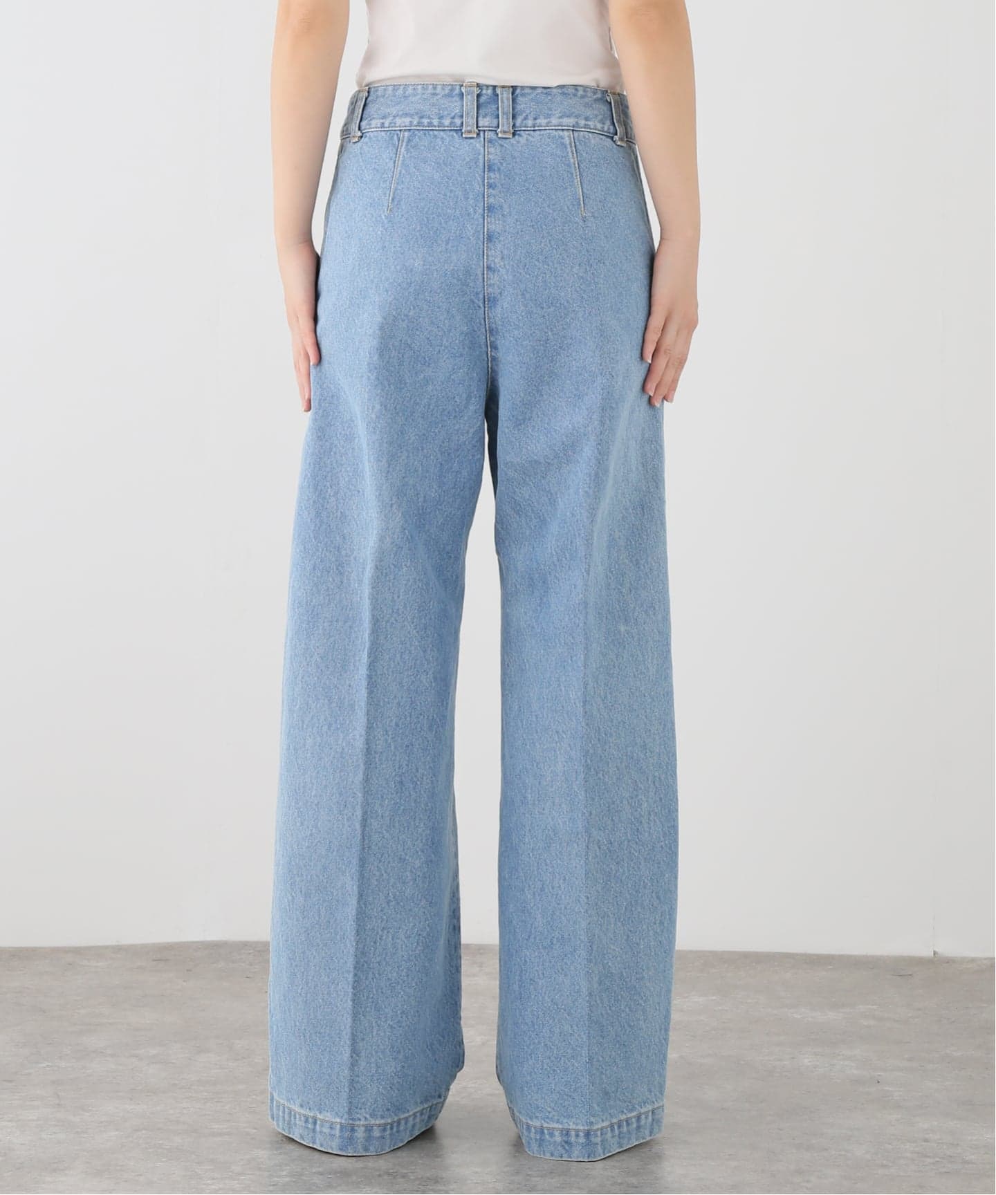 Kiwanda Kiwanda/ キワンダキワンダ】 Pauline Denim Light Blue