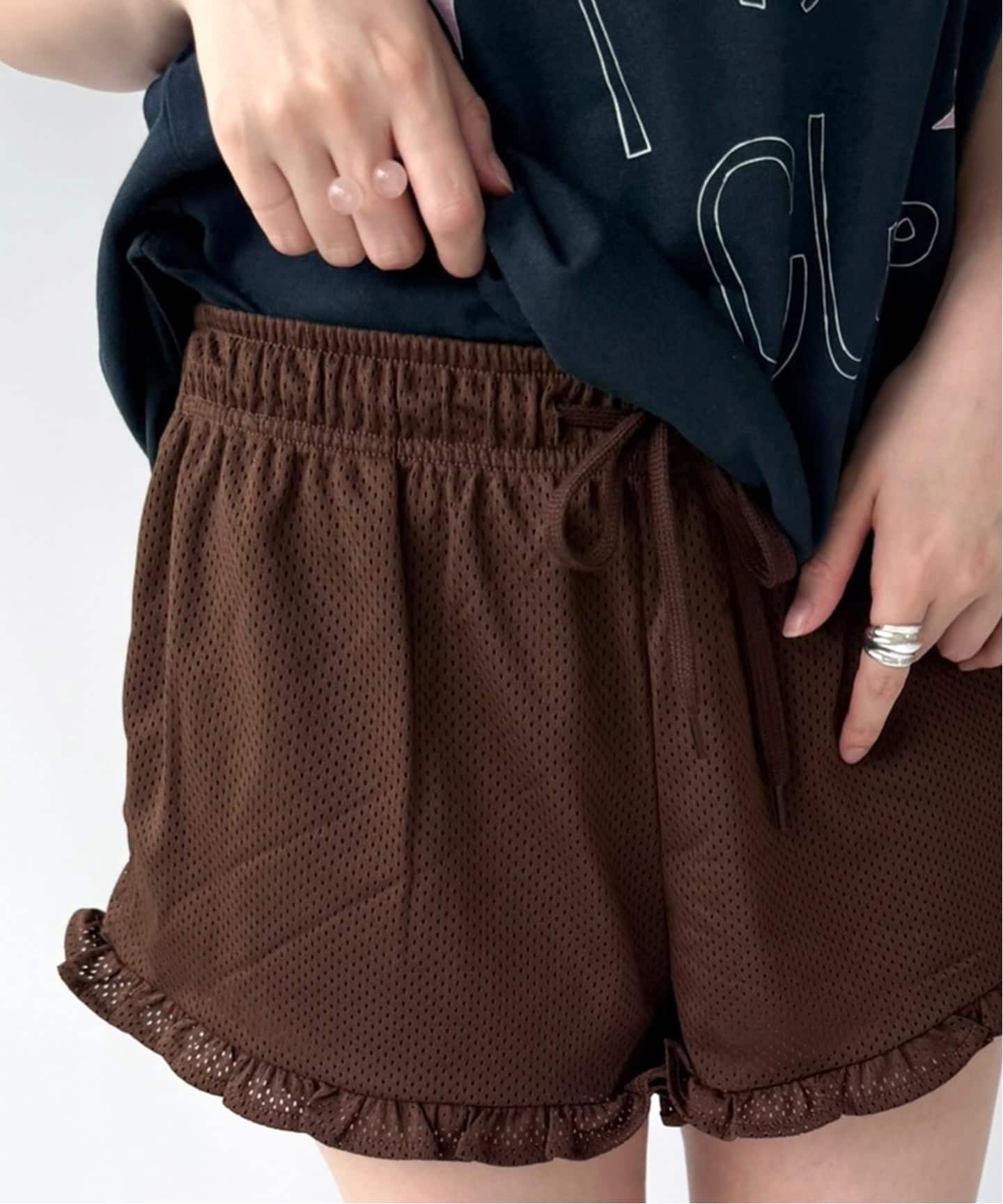 PISCESS/パイシス】 Punching Frill Shorts（スラックス）｜EDIT.FOR