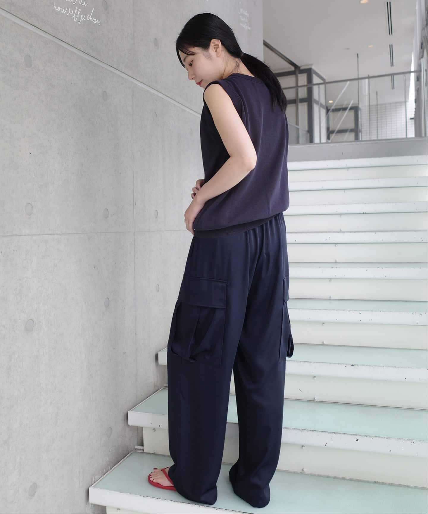 一部店舗限定》Maison IENA サテンカーゴパンツ（カーゴパンツ）｜IENA