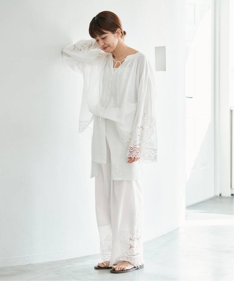 カットワークレースパンツ（その他パンツ）｜IENA（イエナ）の通販 