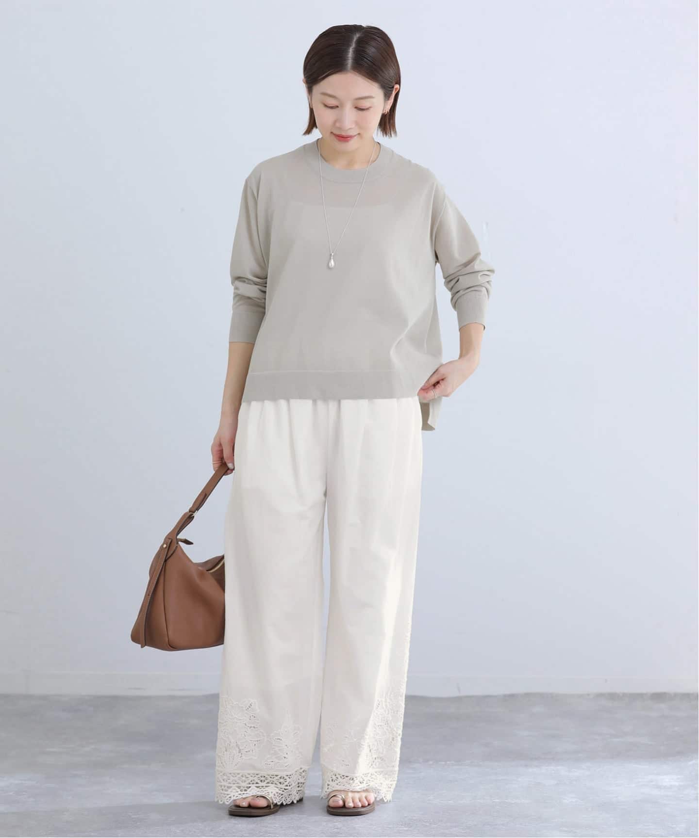 IENA 18SS カットワークレースブラウス 白 ☆美品☆ イエナ IENA（イエナ） ブラウス シャツ カットワークレースブラウス