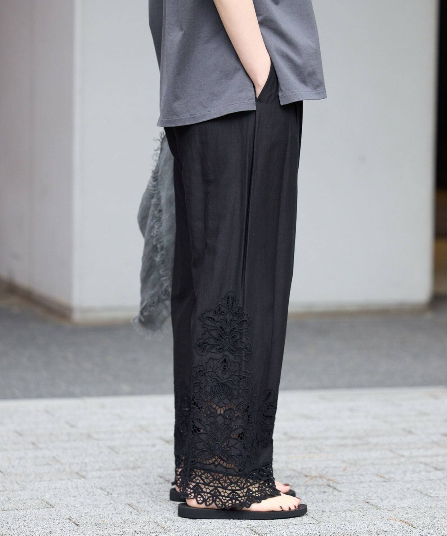 IENA カットワークレースパンツ　38 追加》カットワークレースパンツ（その他パンツ）｜IENA（イエナ）の