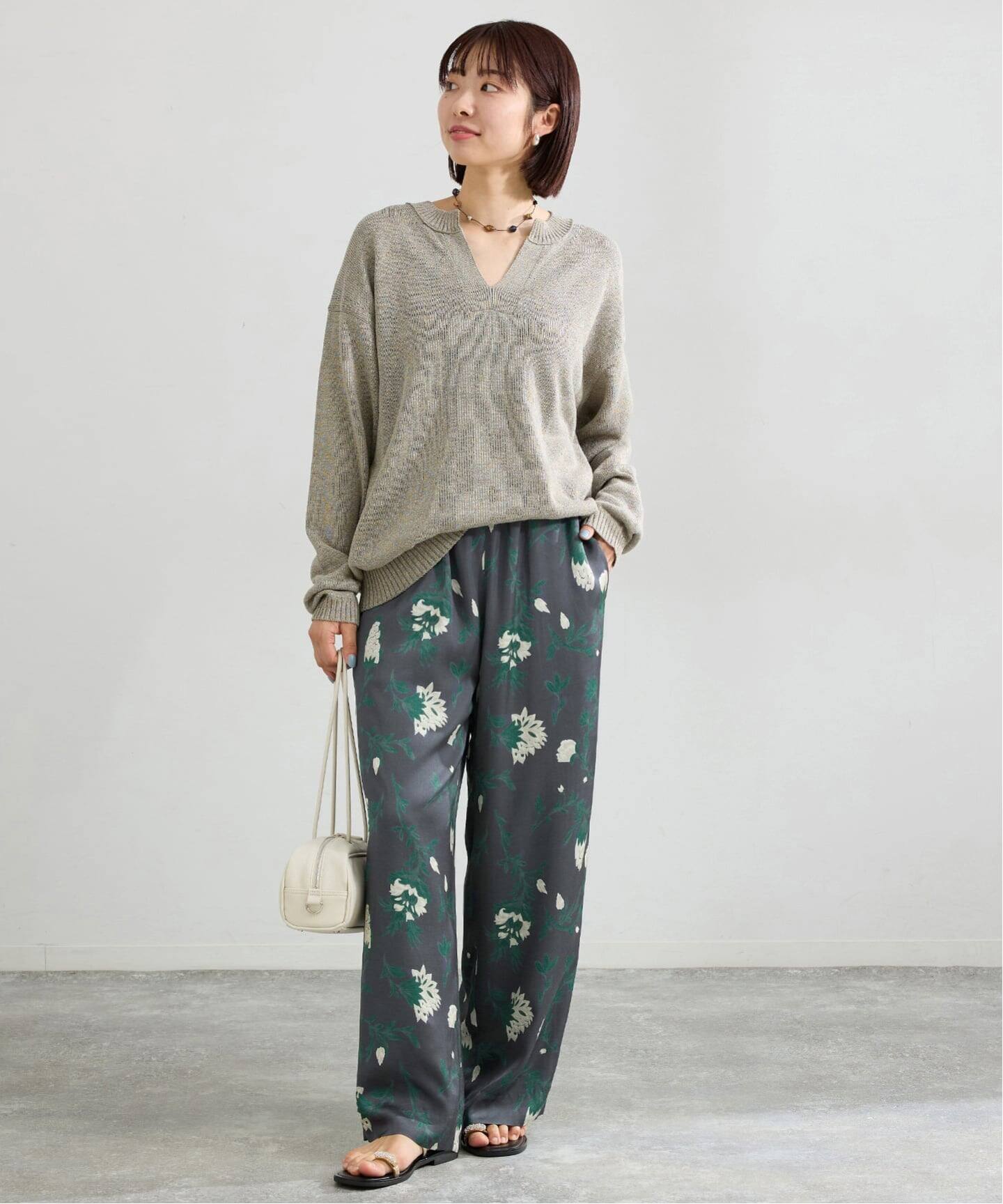 Deveauxボタニカルフラワープリントパンツ（その他パンツ）｜IENA