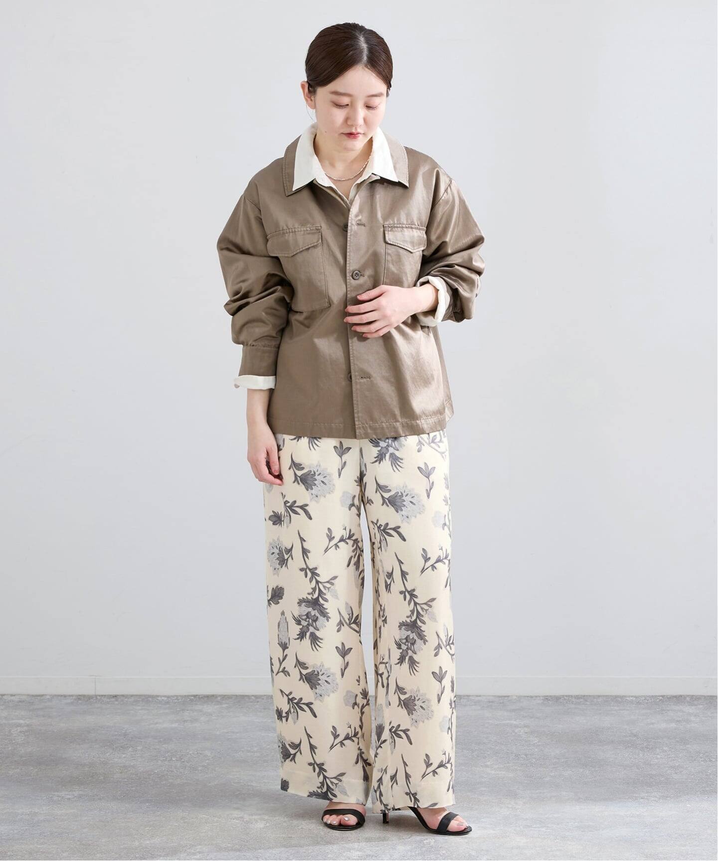 予約》Deveauxボタニカルフラワープリントパンツ（その他パンツ