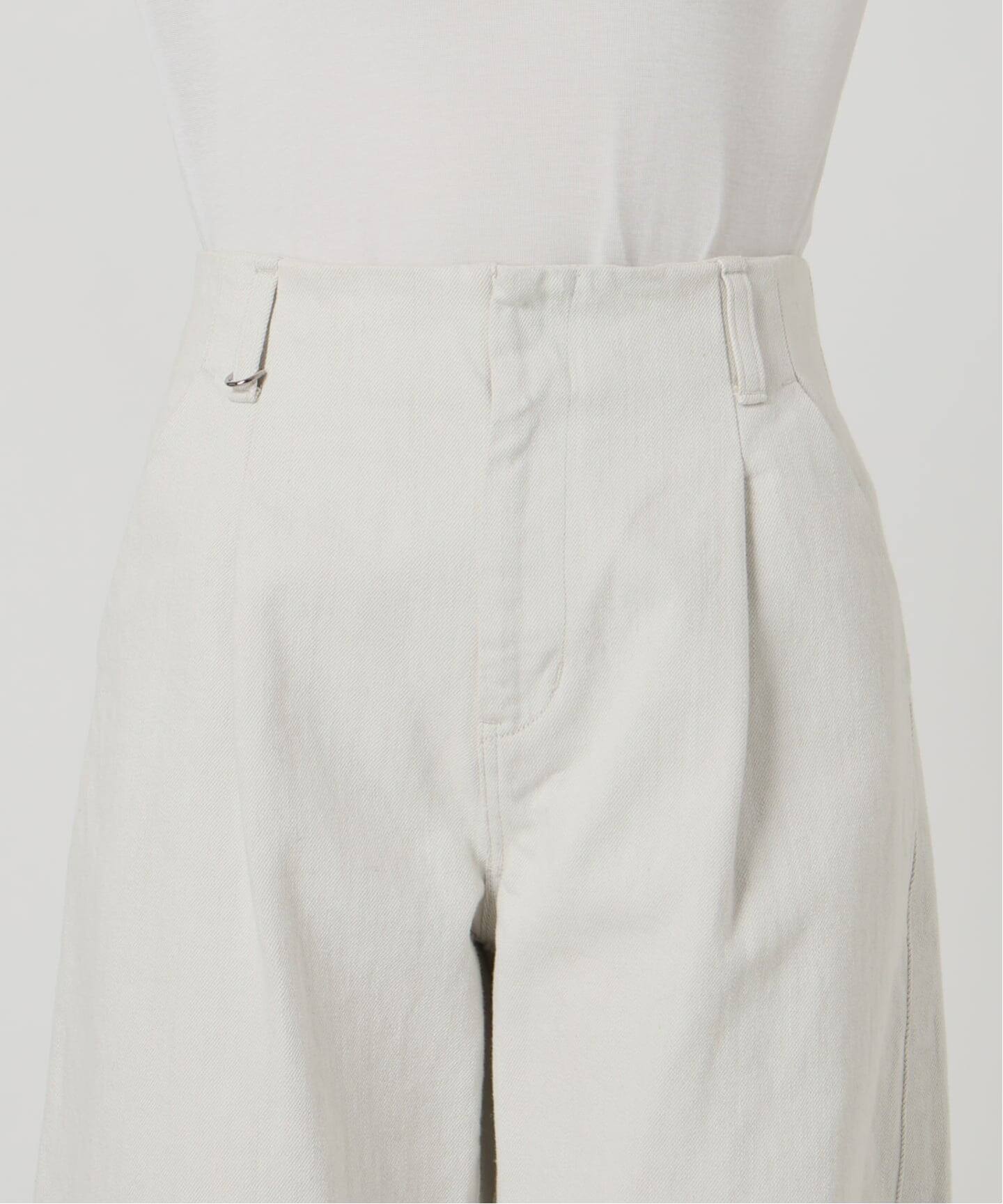 Spick and Span バレルレッグデニム　ホワイト イエナ IENA 《予約》バレルレッグデニム （ホワイト） -ファッション