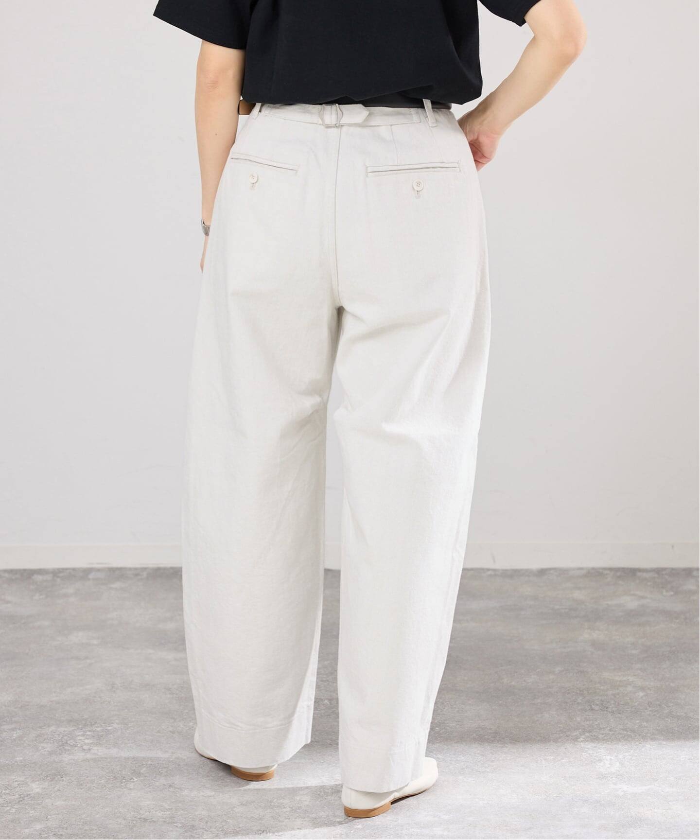 Spick and Span バレルレッグデニム　ホワイト バレルレッグデニム（デニムパンツ・ジーンズ）｜IENA（イエナ）の通販