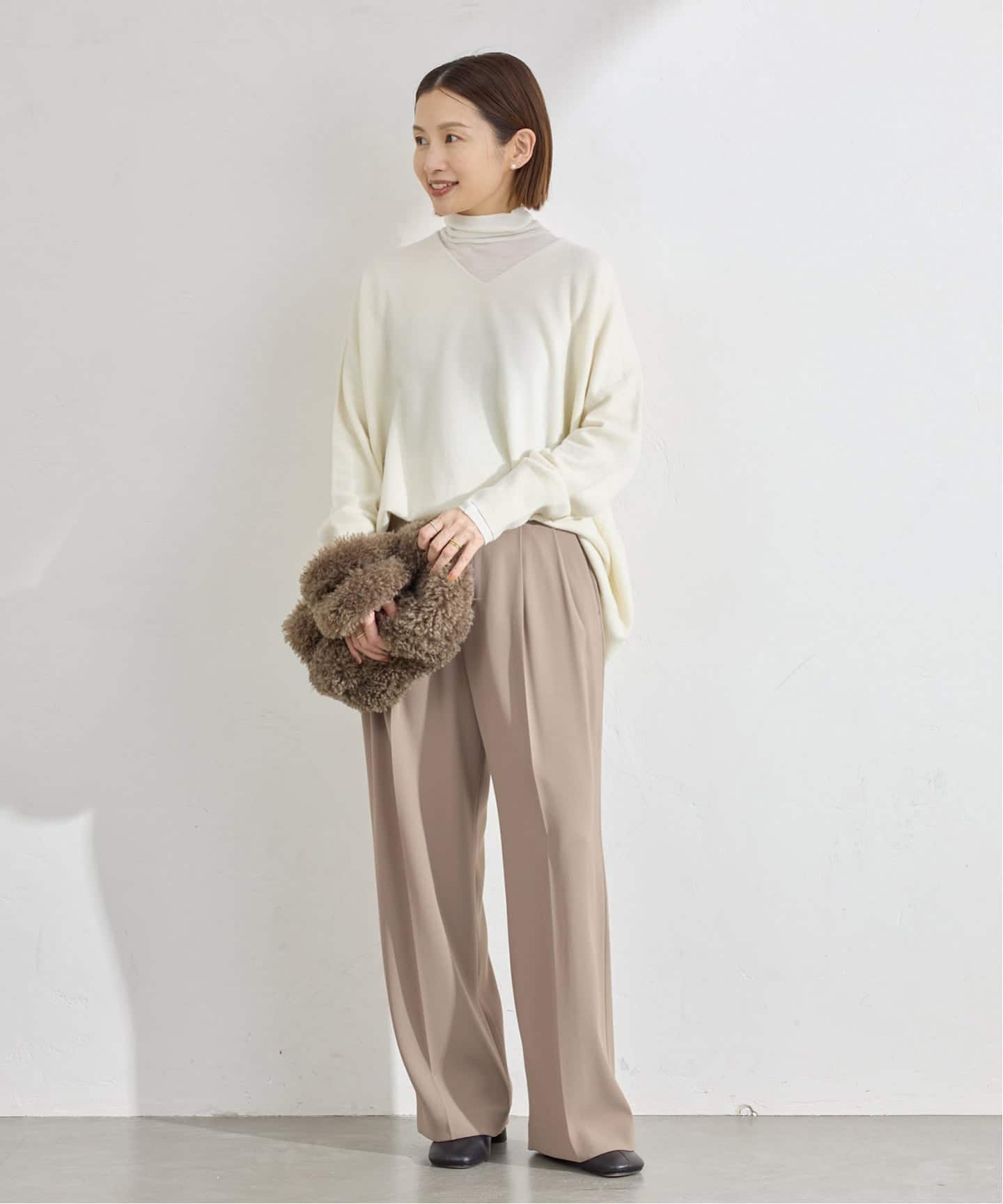 追加》ウォッシャブル ジョーゼットスラックス（スラックス）｜IENA